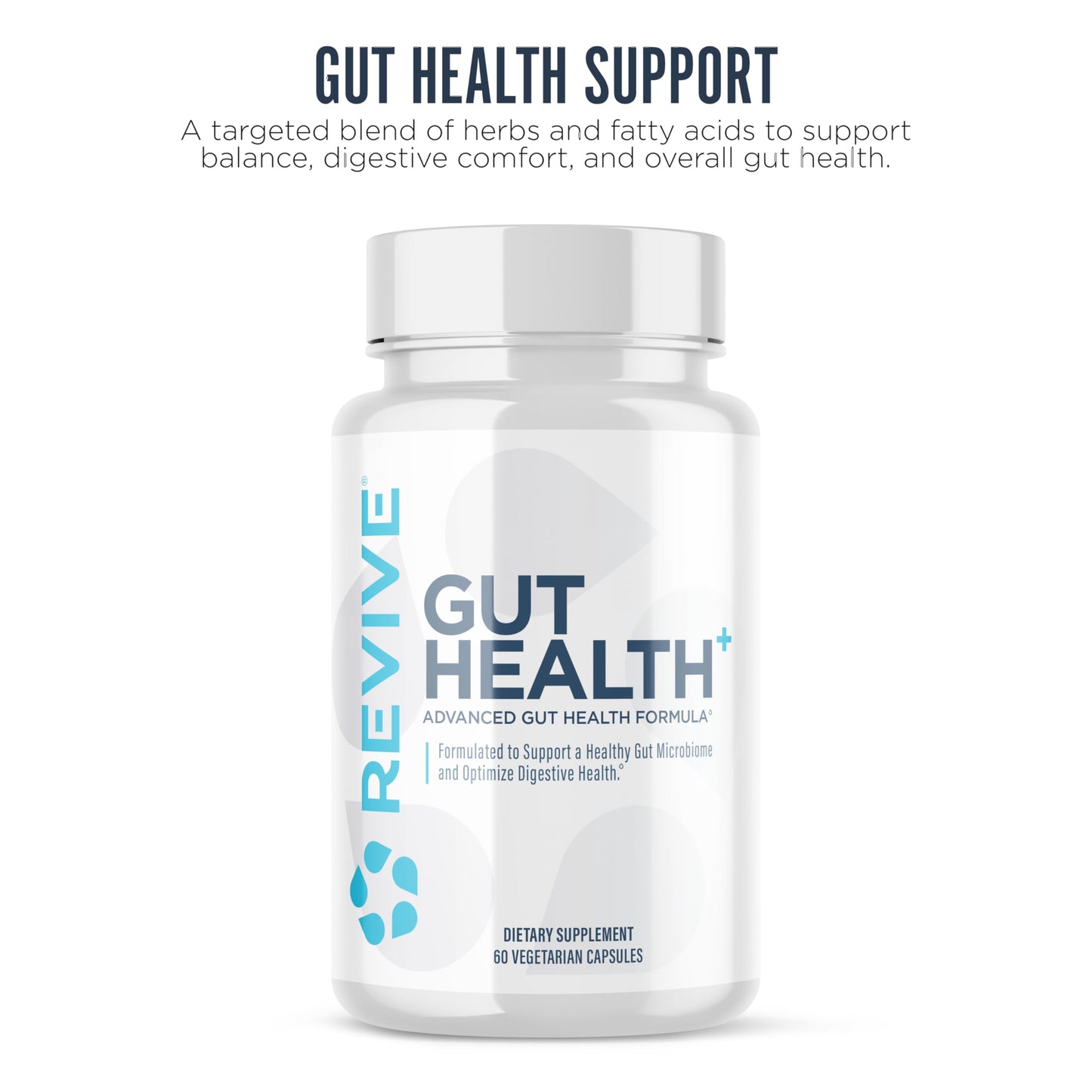 Revive MD Gut Health Supplements for Men & Women - Daily Gut Repair & Digestive Health Support Formula with Thyme, Oregano & Milk Thistle - Vegan-Friendly, Gluten-Free (60 Capsules, 30 Servings) ReviveBuy Supplements Australia