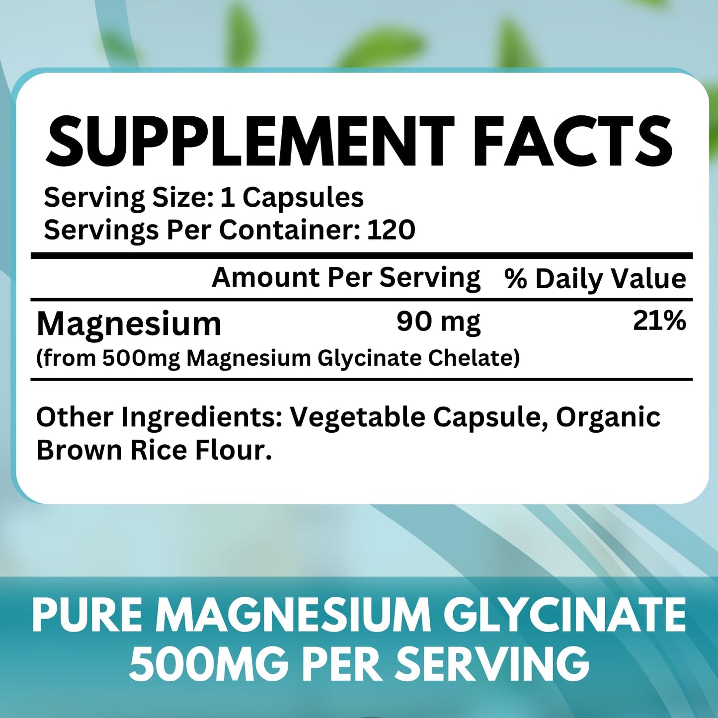 VITBOOST Magnesium Glycinate 500mg - High Absorption Chelated Supplement - Supports Sleep, Muscle Recovery & Heart Health - Non-GMO, Vegan - 120 Capsules - Made in USA VITBOOSTBuy Supplements Australia
