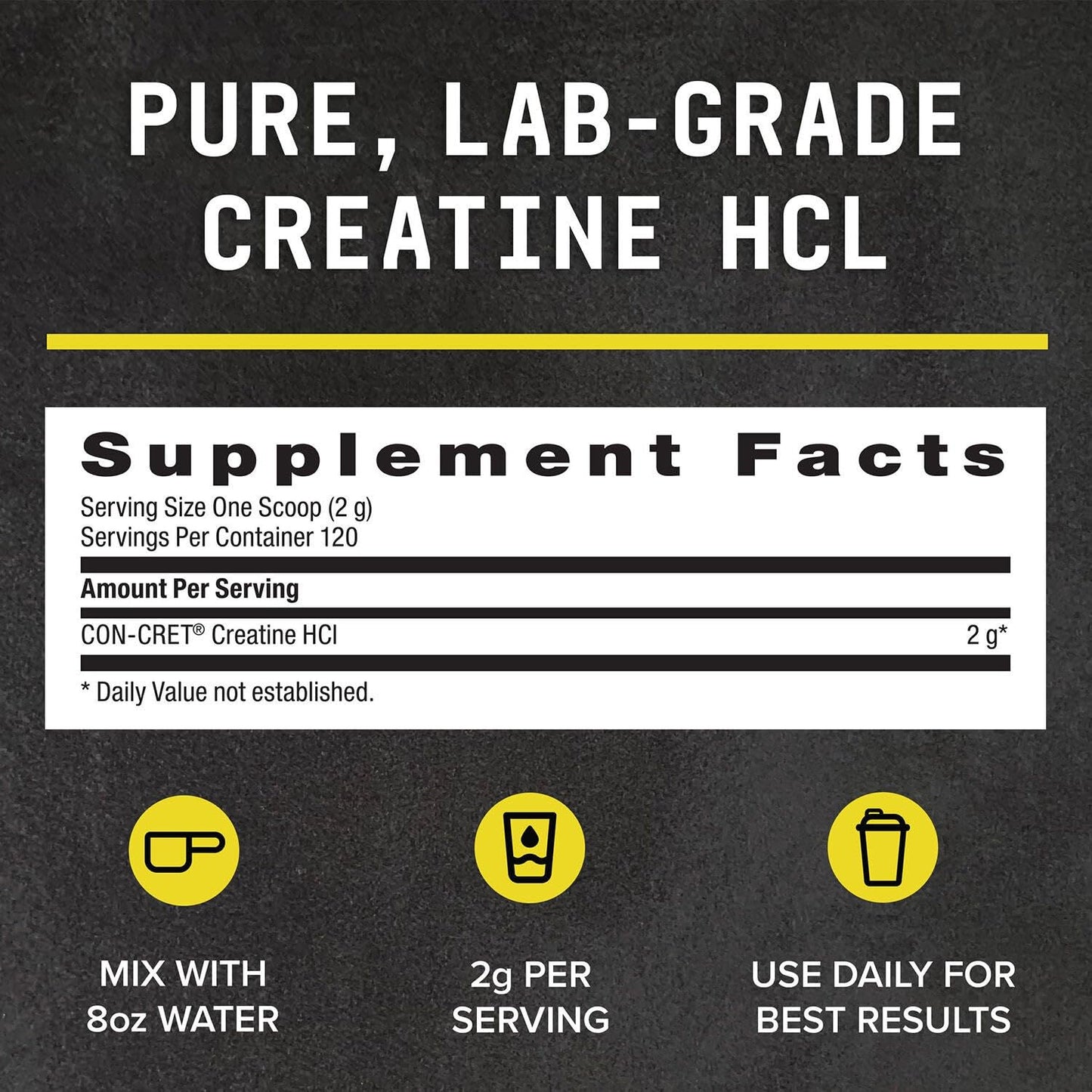 BEYOND RAW Science-Backed Creatine HCl Powder, Lab Grade, for Muscle Strength and Growth, Energy Production, Athletic Performance, Cognitive Support,