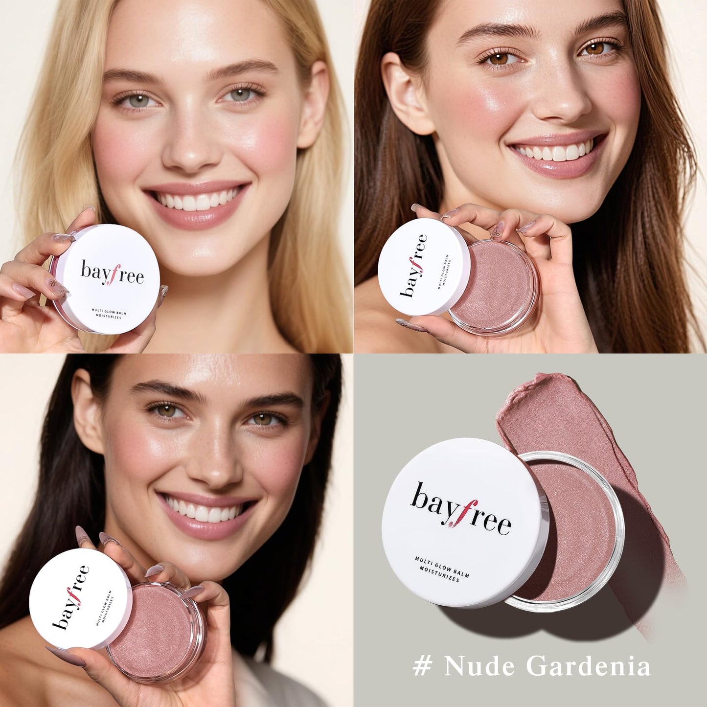 bayfree Multi Glow Balm, Cream Blush for Cheeks, Blush Balm Face Makeup, Radiant Finish, Hydrating, Creamy, Lightweight & Blendable Color, Face Makeup 0.63 Oz bayfreeBuy Supplements Australia