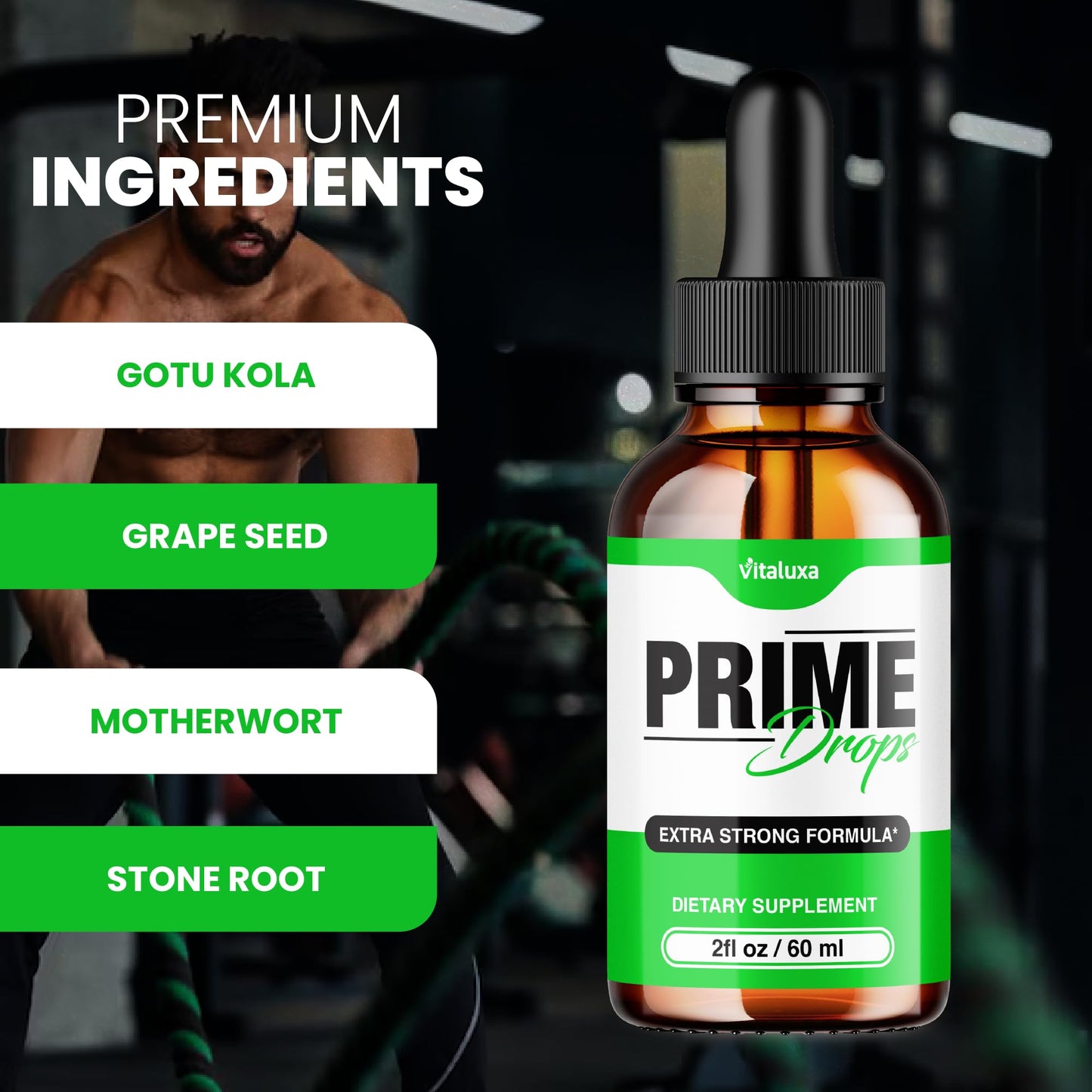 (2 Pack) Prime Drops for Men, Extra Strength Prime Drops Liquid Supplement Performance Blend All Natural Support, PrimeDrops Advanced Formula Vitamins for Health Wellness Reviews (4oz) VitaluxaBuy Supplements Australia