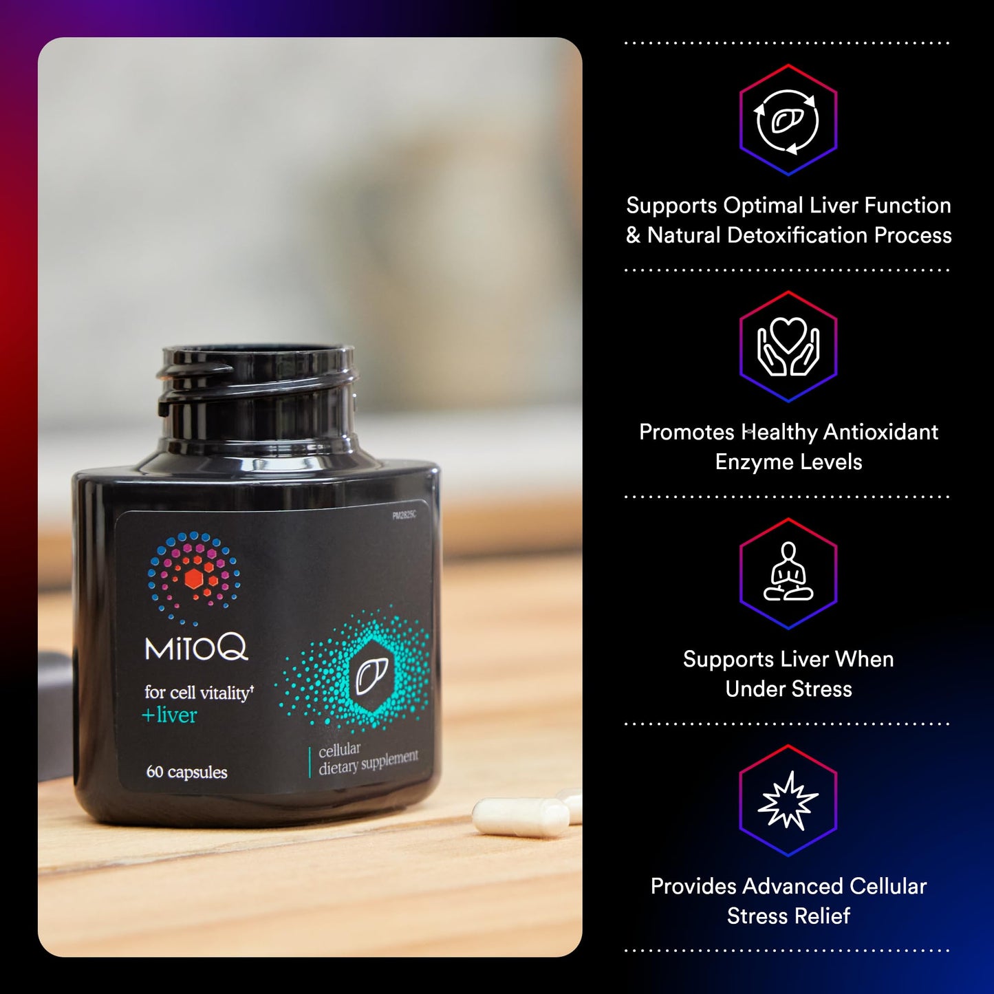 MitoQ +Liver – Advanced Liver Supplement with Highly Bioavailable Milk Thistle, Choline, Selenium Mitoquinol – Supports Metabolism, Body’s Natural Detoxification & Liver Health – 60 Capsules MitoQBuy Supplements Australia