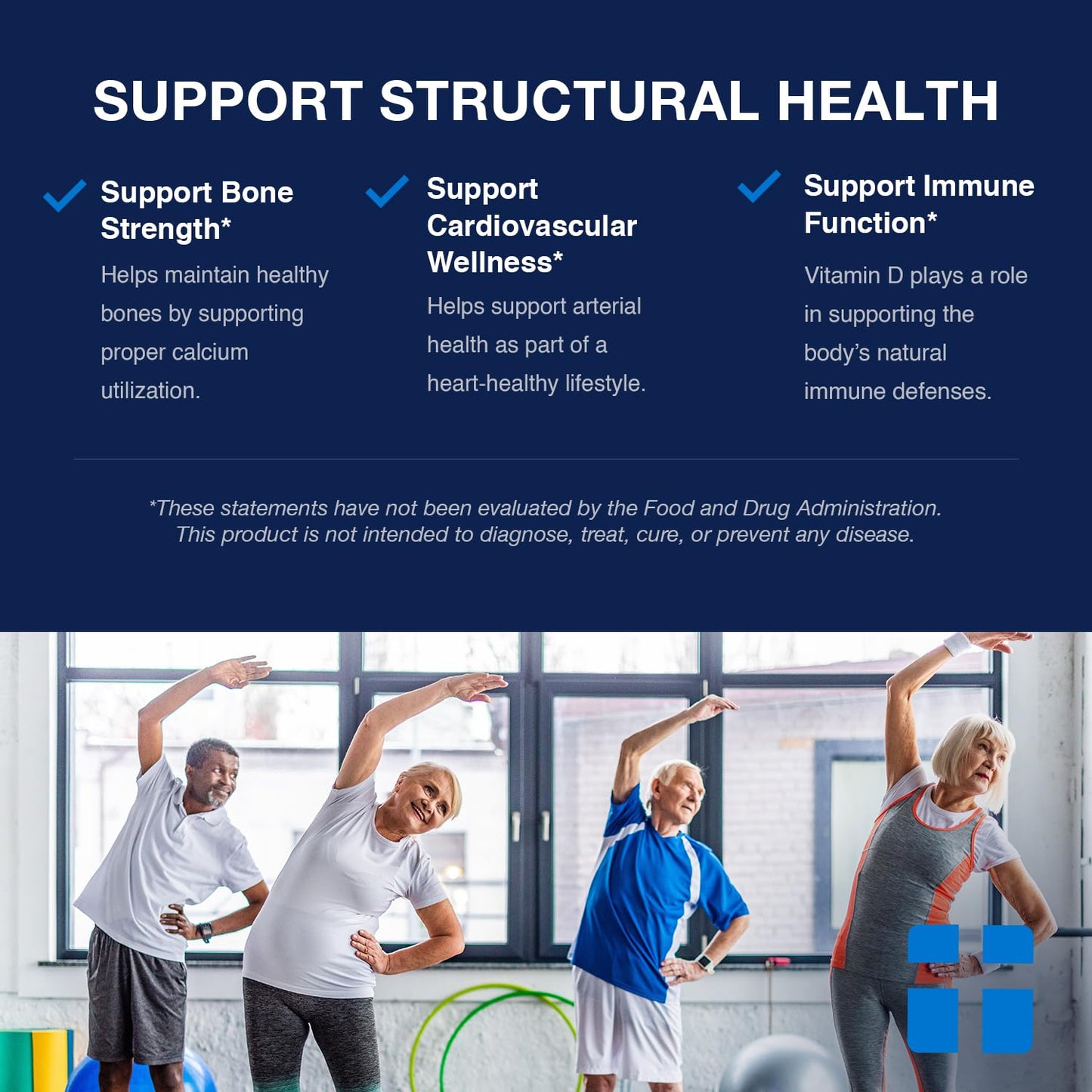 Opti + D3/K2 Supplement | Bone Health, Cardiovascular Wellness and Immune Support* Supplement | Vitamin D3 K2 Daily Support | 120 Capsules/120 Servings Opti + Life buy supplements Au