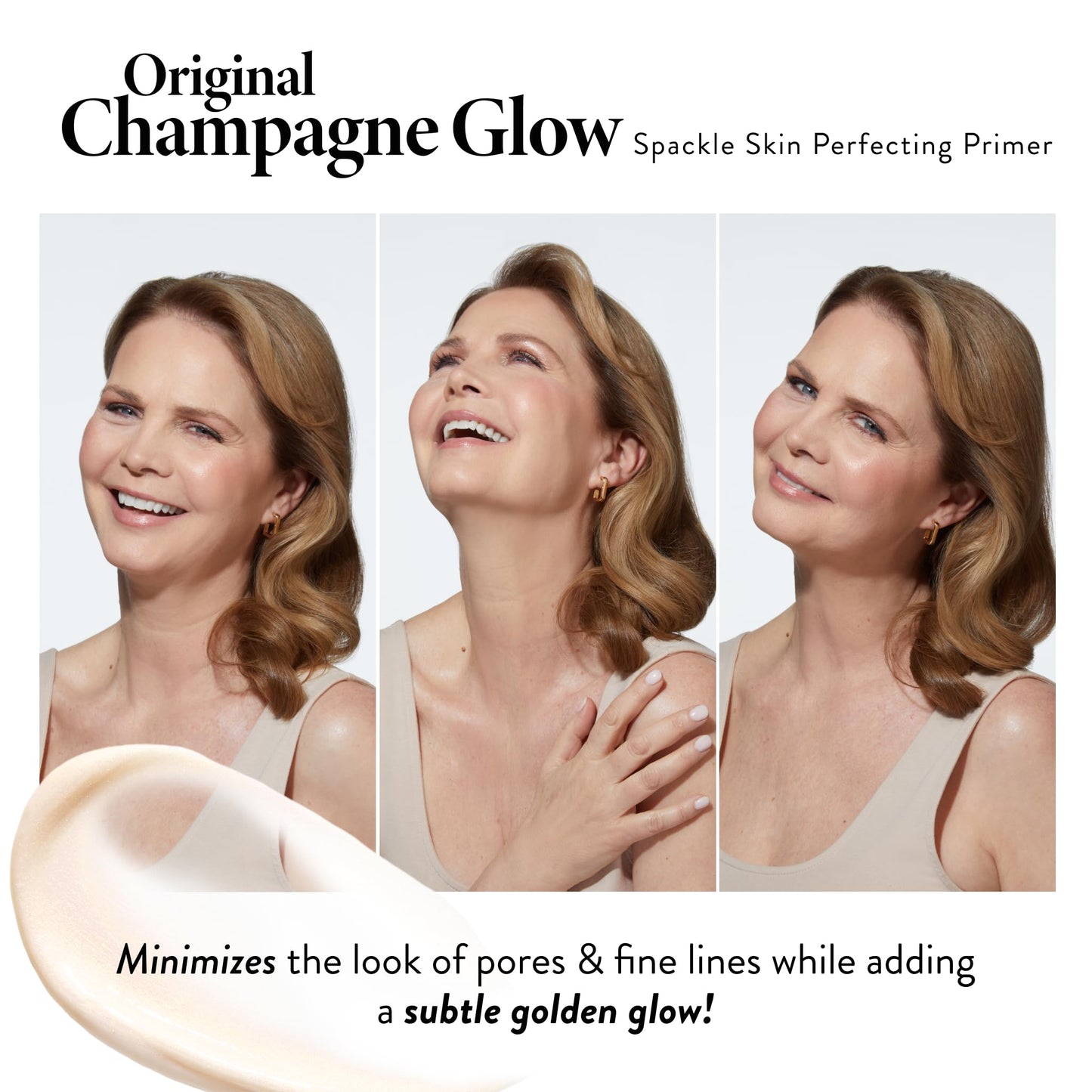 LAURA GELLER NEW YORK Spackle Primer - Champagne Glow - Super-Size 2 Fl Oz - Hyaluronic Acid Makeup Primer for Mature Skin LAURA GELLER NEW YORK buy supplements Au