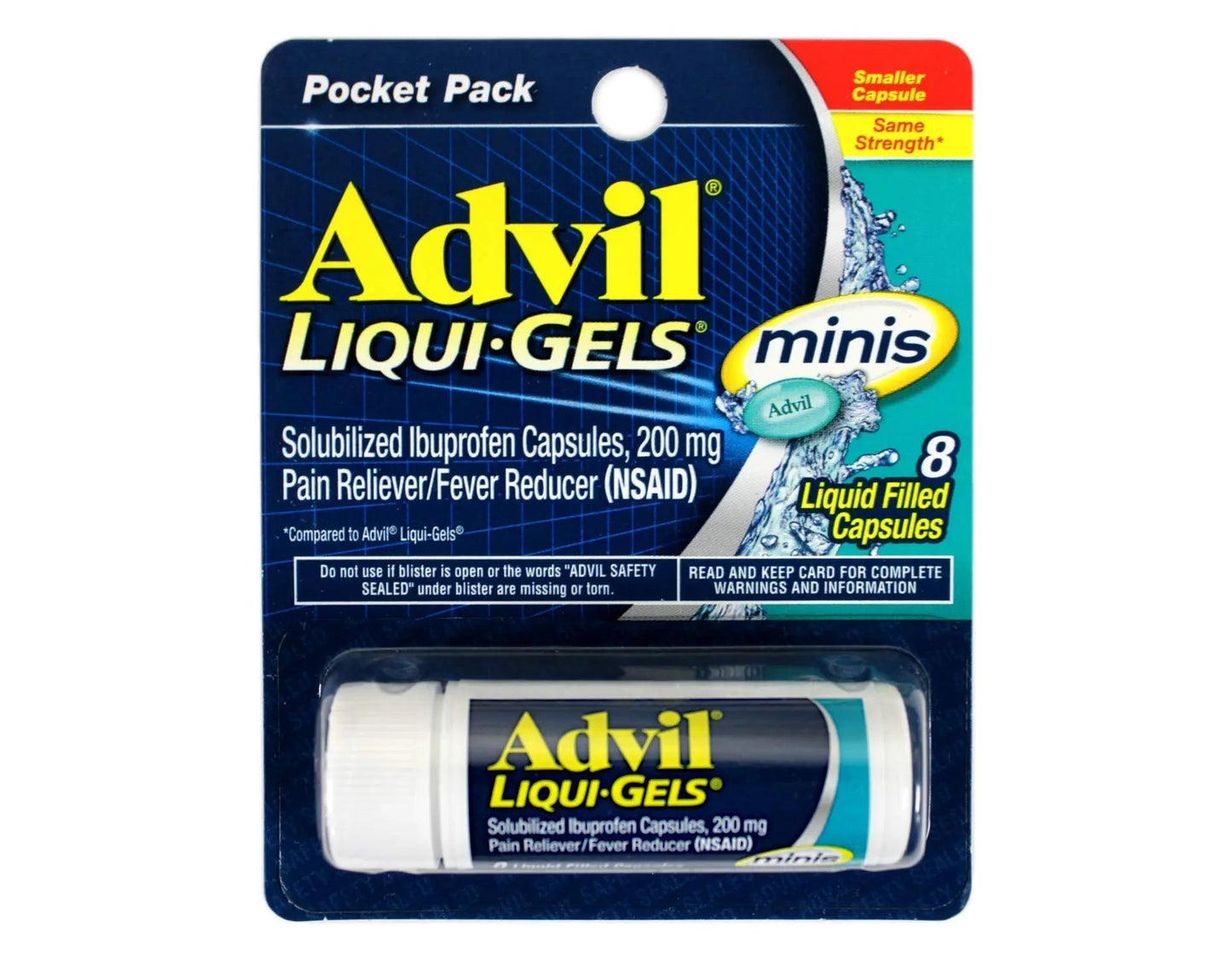 Advil Liqui-Gels minis 200mg Ibuprofen Pain Reliever Capsules and TUMS Fruit Antacid Chewable Tablets Heartburn Relief AdvilBuy Supplements Australia
