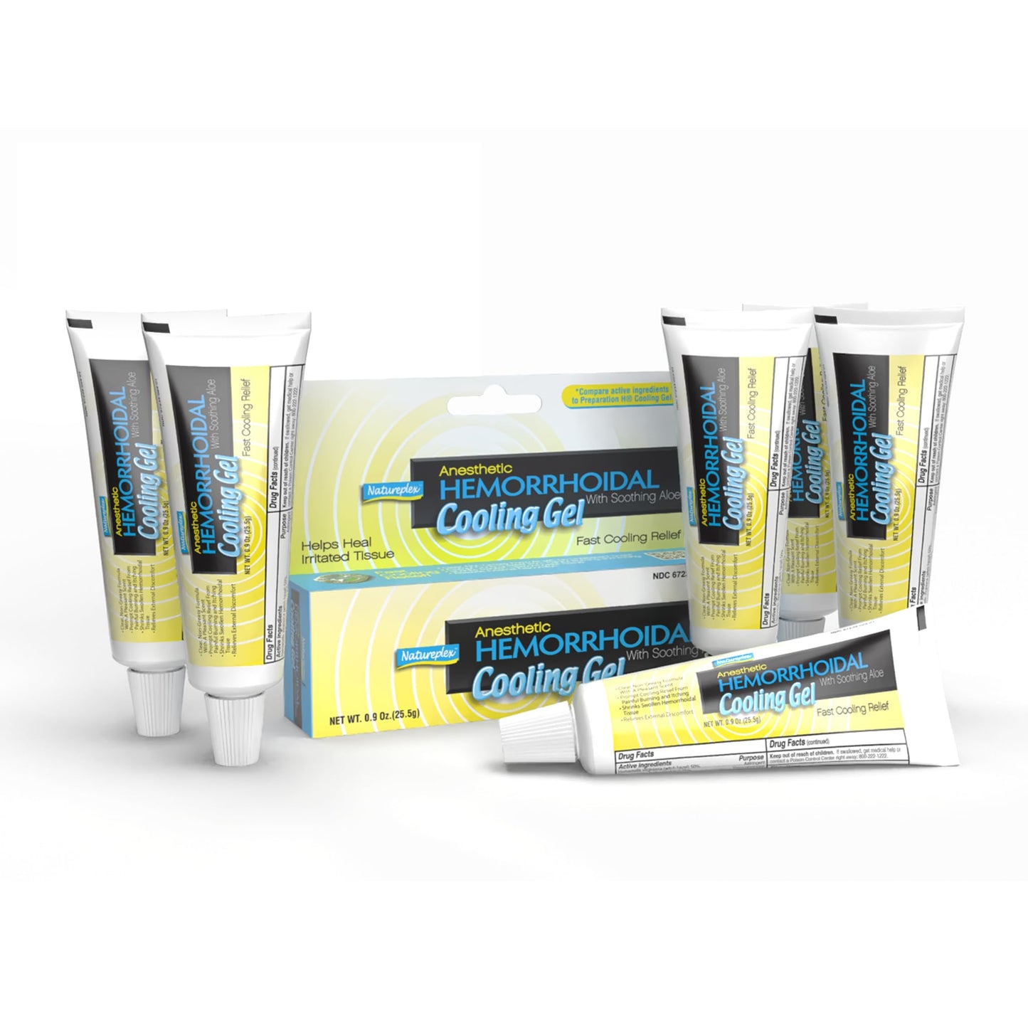 Natureplex Anesthetic Hemorrhoidal Cooling Gel with Soothing Aloe (6 Pack) NatureplexBuy Supplements Australia