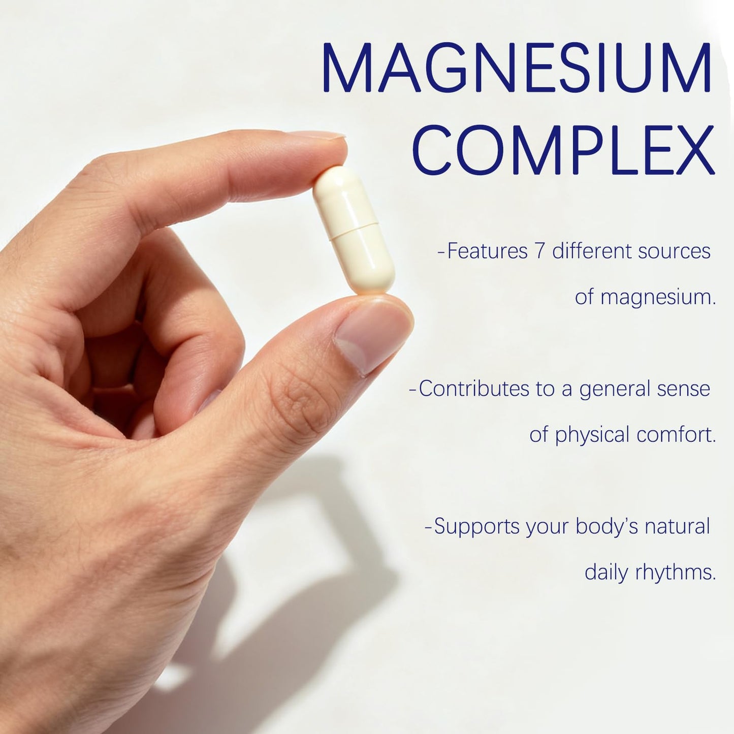 Magnesium Complex 1000mg - 7-in-1 Supplement with Glycinate, Citrate & Malate - Supports Muscle Relaxation, Sleep, Heart Health - High Absorption Capsules, 90 Count (1) CellJuvMax buy supplements Au