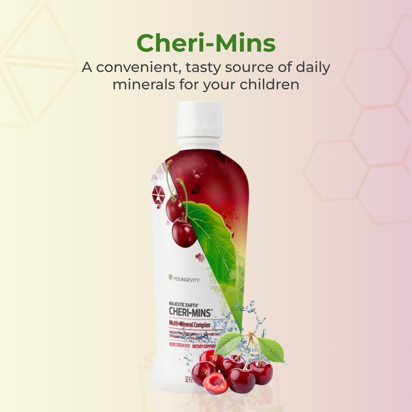 Youngevity Cheri-Mins™ Plant Derived Liquid Minerals - Great Tasting Formula - 77+ Natural Unaltered Trace Minerals - Colloidal Form Humic Shale (32 Fl Oz) YoungevityBuy Supplements Australia