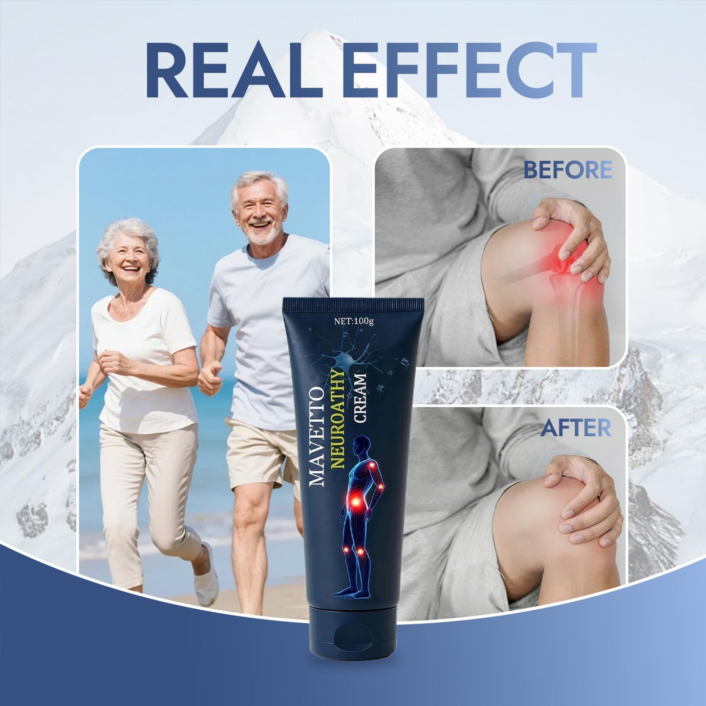 ReviveNerve Capsacare Neuropathy Relief Cream, Fast-Absorbing Soothing Cream with Capsaicin, Arnica, Menthol, MSM & Glucosamine for Feet, Hands, Legs, Muscles, Joints and Back (2pcs) ReviveNerveBuy Supplements Australia