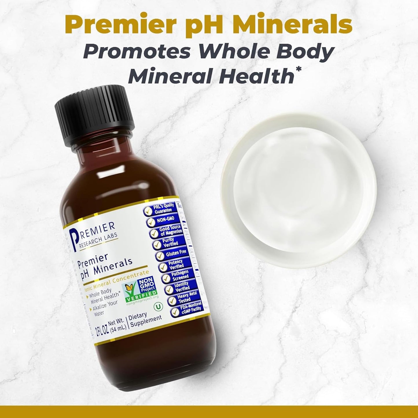 Premier Research Labs Premier Ph Minerals - Trace Minerals, Trace Mineral Drops, Minerals for Water, Magnesium Supplement for Distilled Water, Reverse Osmosis Water, Liquid Concentrate - 2 Fl Oz Premier Research LabsBuy Supplements Australia