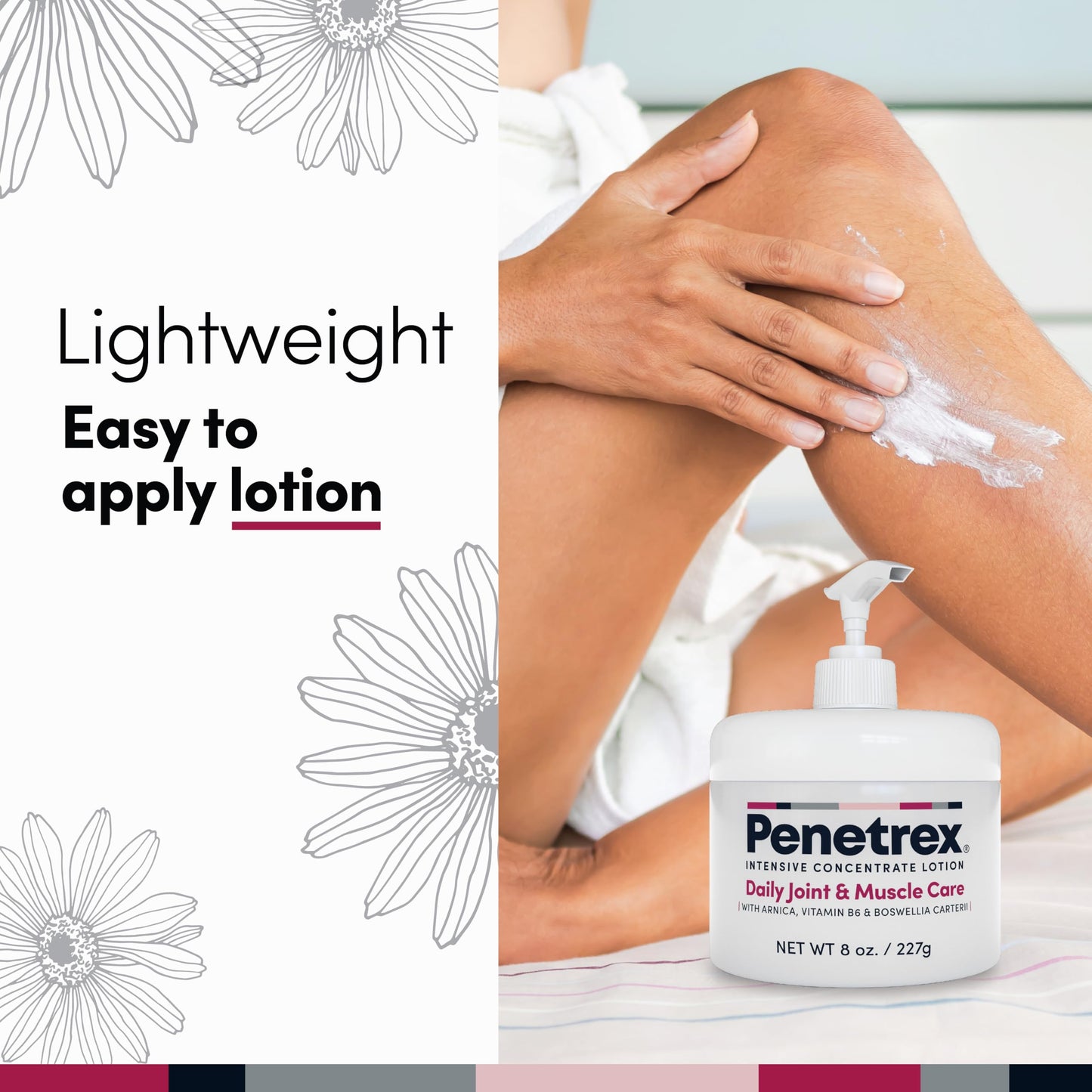 Penetrex Joint & Muscle Care Lotion – Soothing Botanical Formula with Arnica, Vitamin B6 & MSM – Lightweight Easy to Apply Lotion - Fresh Disappearing Scent - for Everyday Movement Support