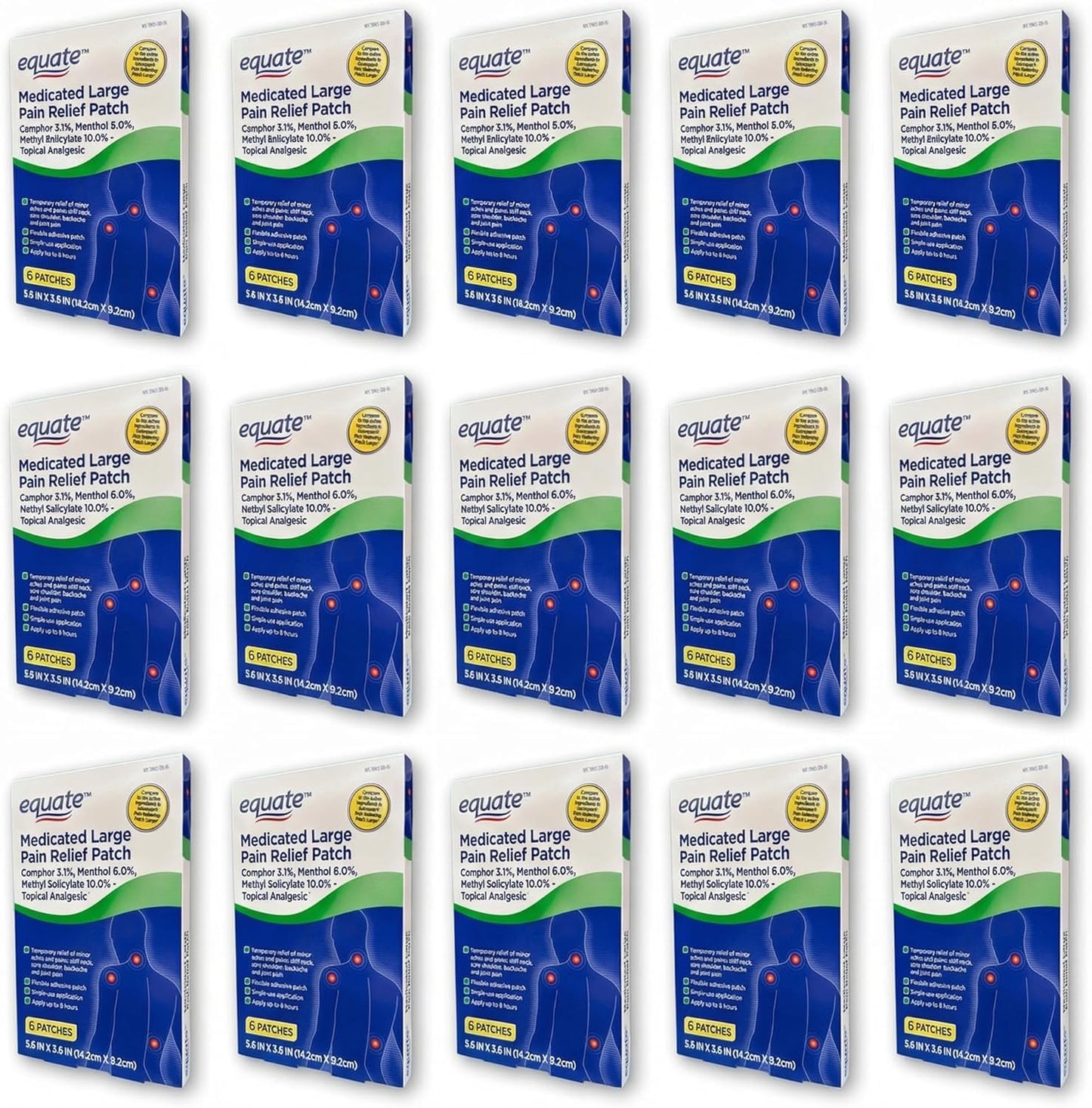 FUSION SHOP STORE Smart choices, meaningful life! Topical Patch with Menthol, Camphor, Methyl salycilate, 6 Count (Pack of 15) FUSION SHOP STORE Smart choices, meaningful life!Buy Supplements Australia