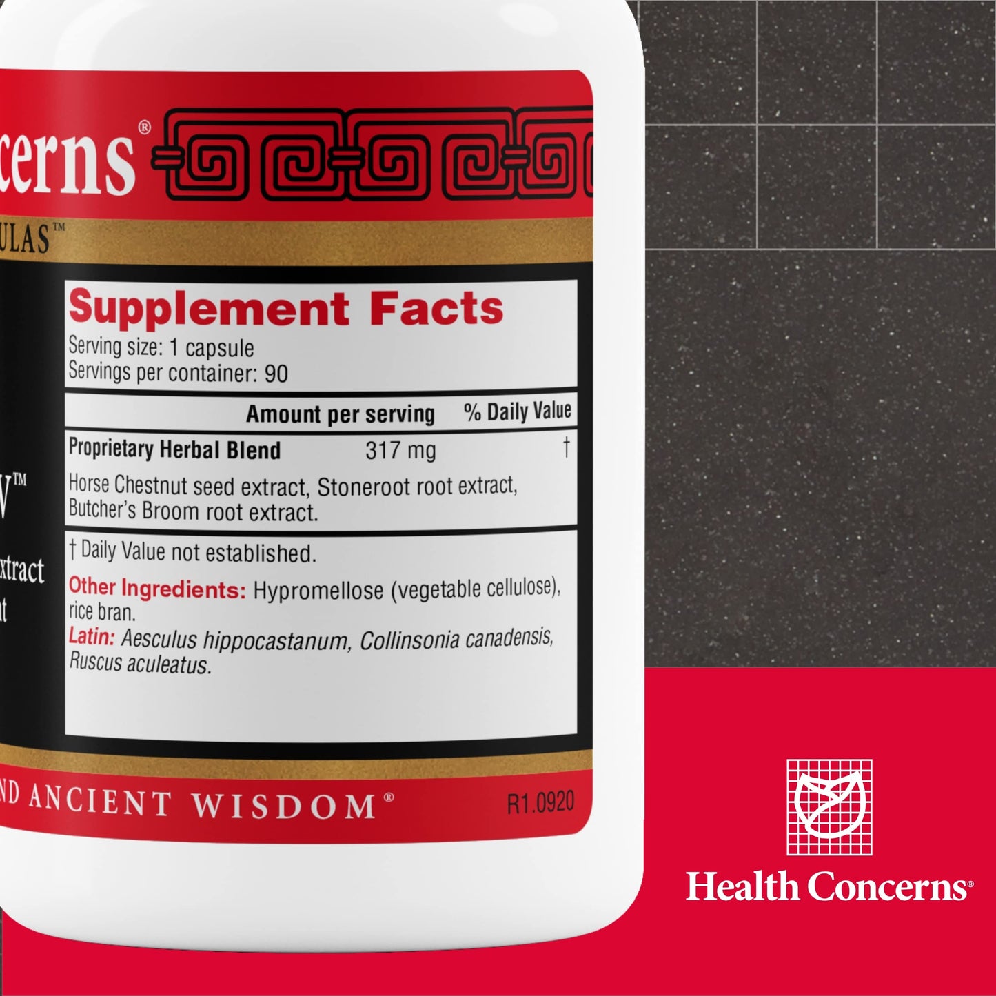 Health Concerns Formula V – Blood Flow & Circulation Support Supplement – Vein Health for Swelling, Leg Cramps, Varicose Veins, Inflammation & Heavy Legs – Chinese Herbal Formula – 90 Capsules Health ConcernsBuy Supplements Australia