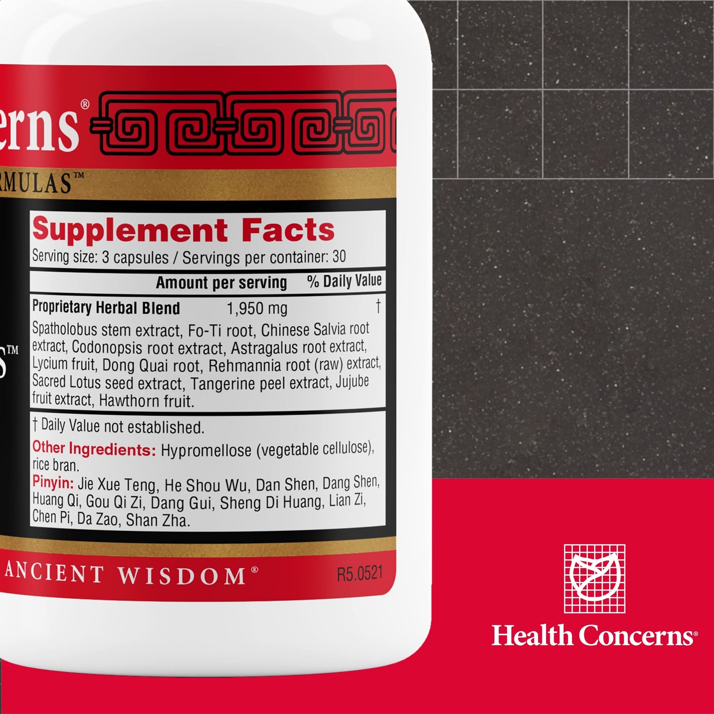 Health Concerns Marrow Plus – Bone Marrow & Blood Generation Herbal Supplement – Chinese Herbal Formula for Anemia, & Circulation Support – Astragus, Salvia, & Tangerine Extracts – 90 Capsules Health ConcernsBuy Supplements Australia
