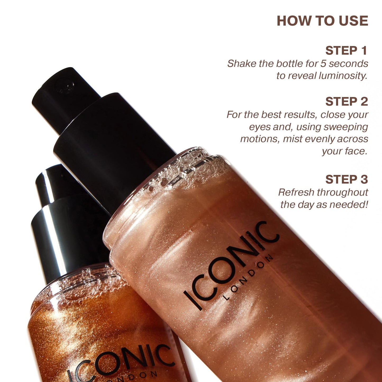 ICONIC LONDON Prep-Set-Glow | Hydrating + Setting + Glowing Spray, 3-in-1 Formula for a Dewy, Radiant Finish, Cruelty-Free, Vegan Makeup, 4.22 Fl oz ICONIC LONDON buy supplements Au