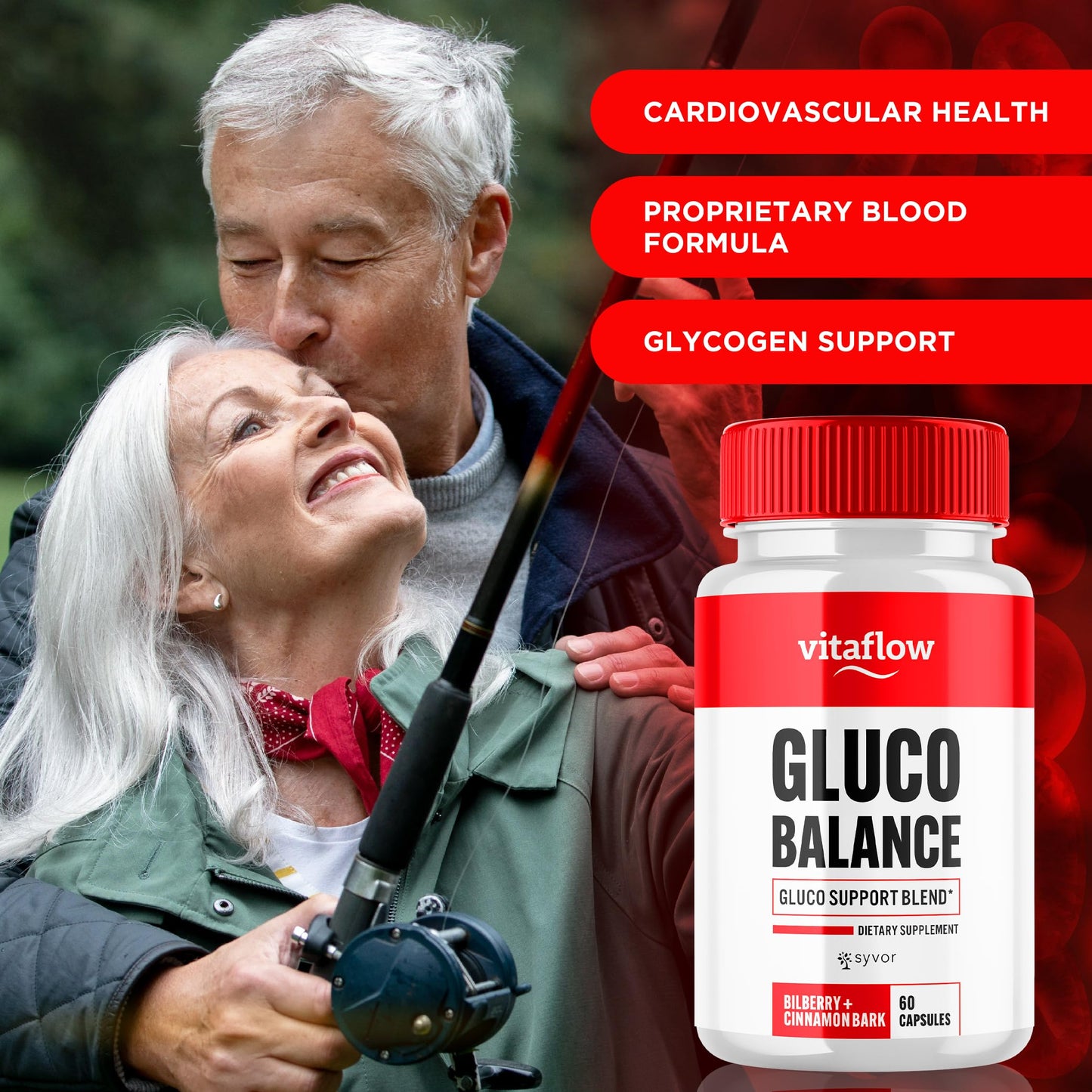 (3 Pack) Vitaflow Balance Support Supplement Capsules, Official VitaFlow Support Supplements Pills with All Natural Premium Ingredients, Vita Flow Advanced Glyco Balance for Men & Women (180 Capsules) SyvorBuy Supplements Australia