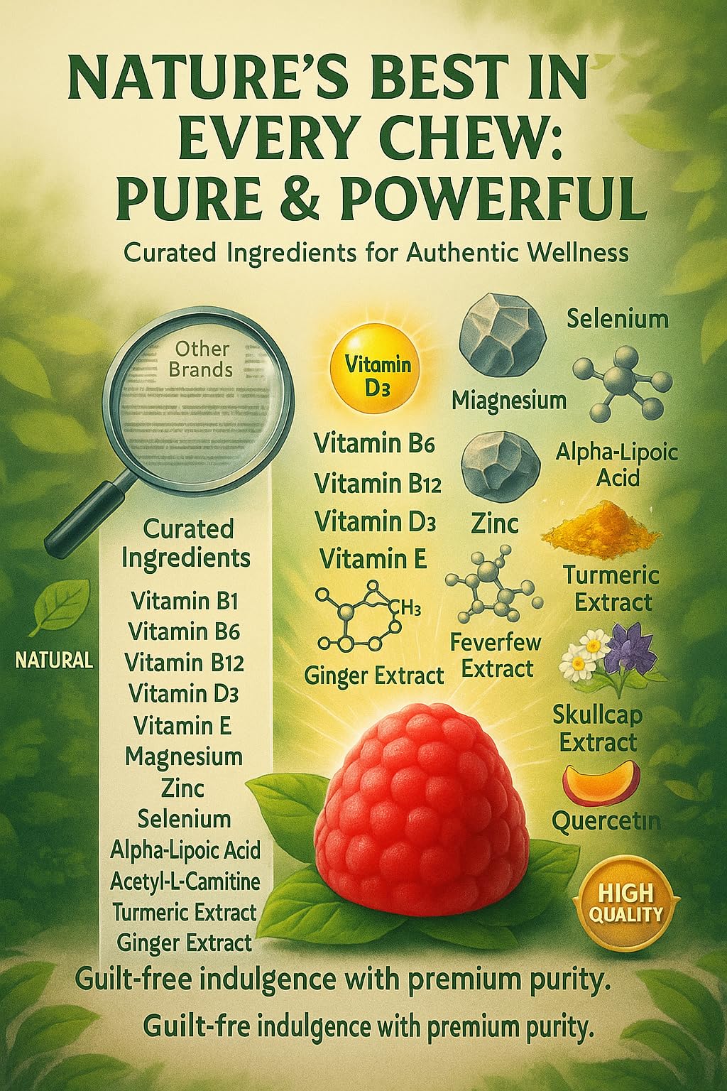 Sugar Free Neuropathy Support Gummies for Nerve – Enhanced Nerve Health, Regeneration, Cognitive Support with Vitamin B1, B6, B12, Magnesium, ALA, Turmeric, CoQ10 & More NutraPerfectoBuy Supplements Australia