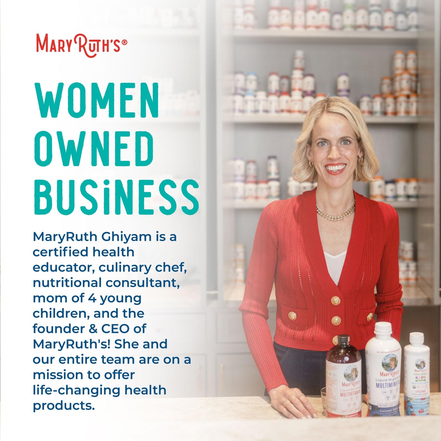 MARYRUTH'S 3-in-1 Probiotics for Digestive Health | Prebiotic & Postbiotic | Gut Health Supplement for Women & Men | 23 Unique Strains