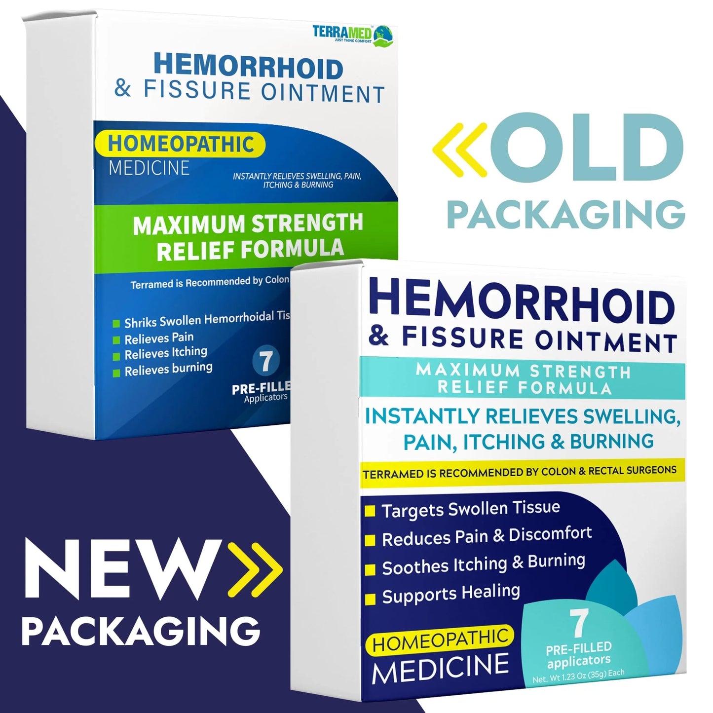 Hemorrhoid Treatment | Hemorrhoid Ointment | Hemorrhoid & Fissure Ointment | 7 Pre-Filled Applicators | Fast & Effective Relief | Reduces Swelling, Itching & Discomfort | Advanced Formula Terramed Just Think ComfortBuy Supplements Australia