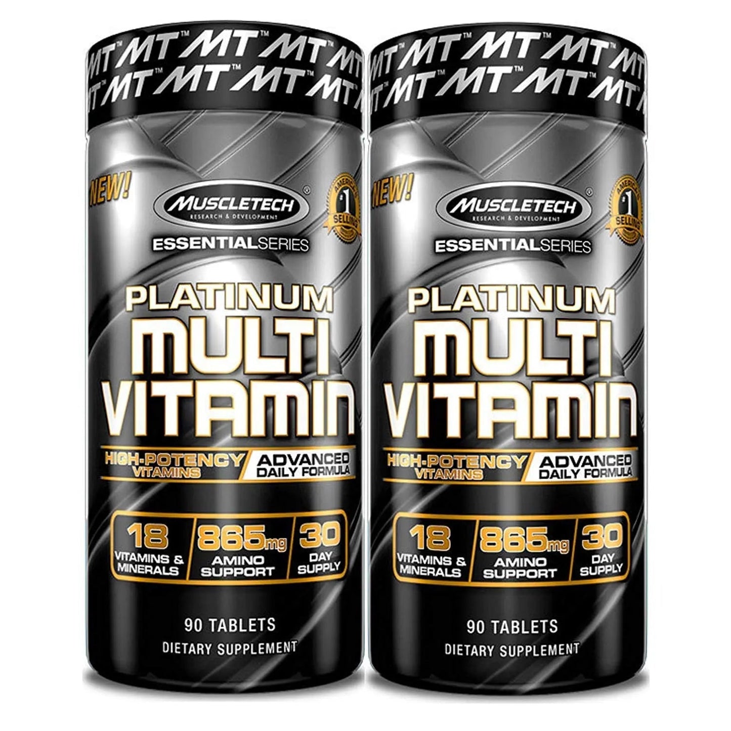 MuscleTech Platinum Multi Vitamin 90 Count (2 Pack) MuscleTech