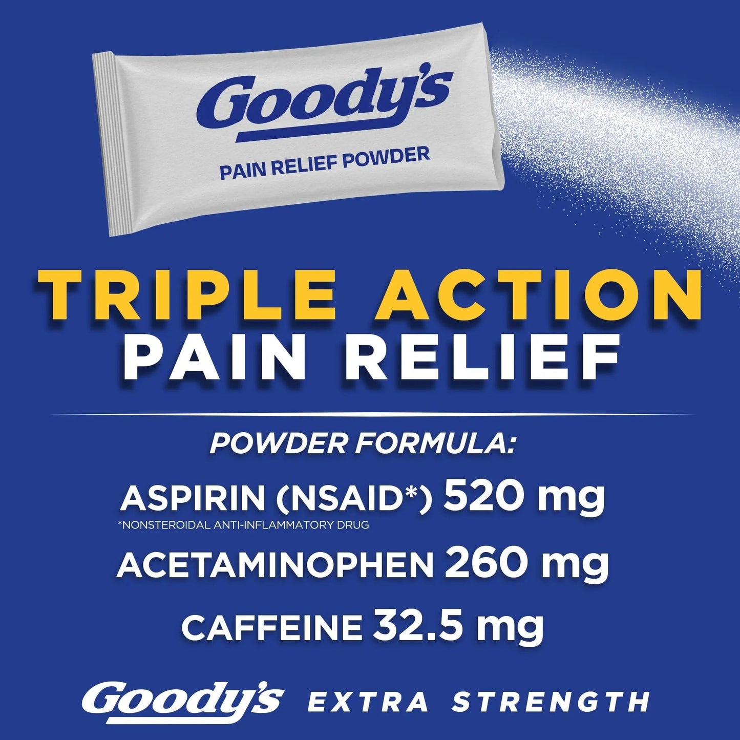 Goody’s Headache Powder Extra Strength Pain Relief, Triple Action Headache Relief with Aspirin, Acetaminophen & Caffeine, 24 Count Goody'sBuy Supplements Australia