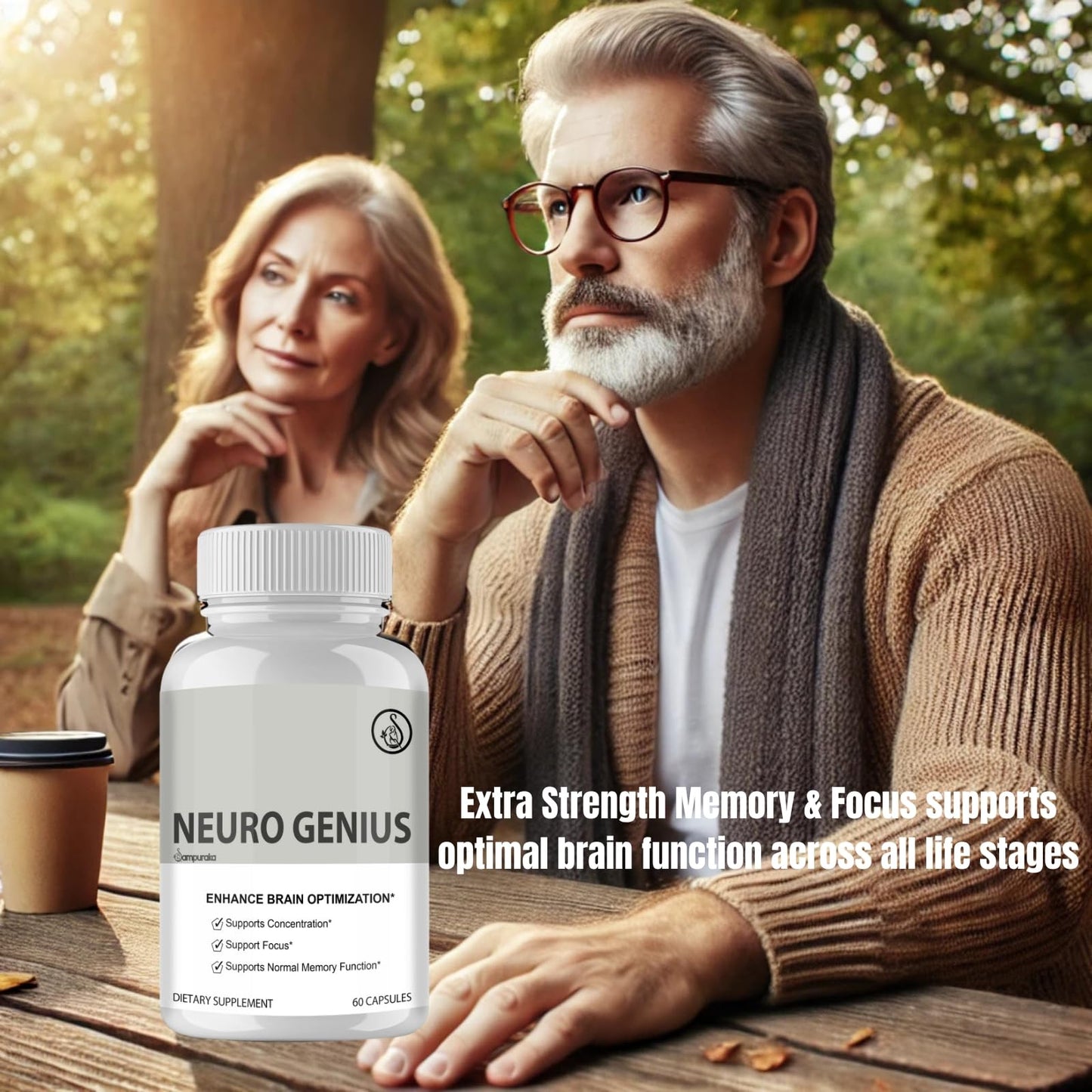 Neuro Genius Advanced Cognitive Support Supplement to uplock Brain Potential SampurakaBuy Supplements Australia