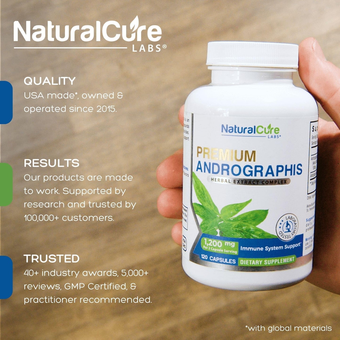 Extra Strength Stack: Monolaurin 800mg + Clean L-Lysine 600mg + Andrographis, Advanced Immune Support Routine Bundle Natural Cure Labs buy supplements Au