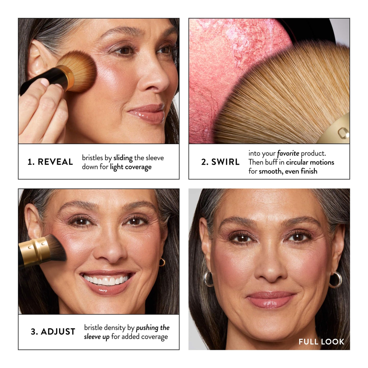 LAURA GELLER NEW YORK Cosmetic Professional Makeup Brushes - Cruelty-Free 02 Retractable Angled Kabuki Brush LAURA GELLER NEW YORKBuy Supplements Australia