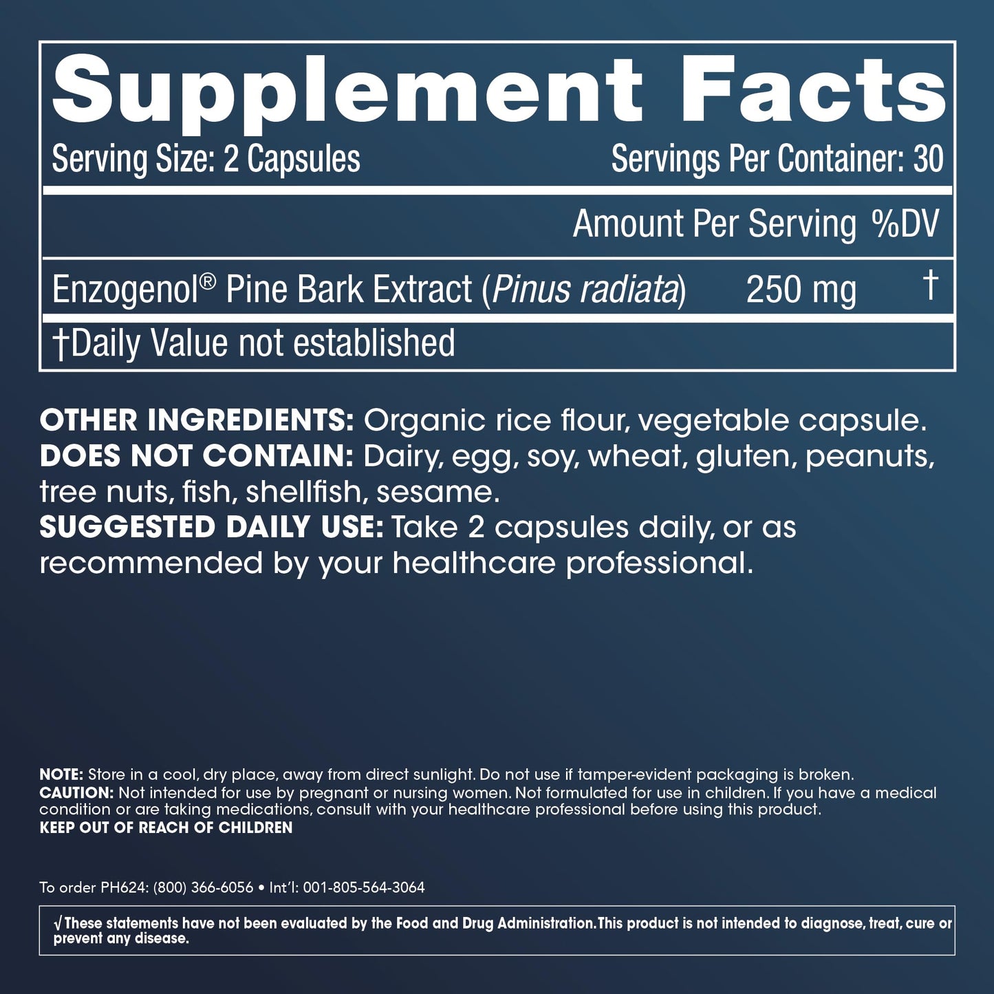 ProHealth Enzogenol Pine Bark Extract | 60 Capsules | New Zealand Sourced Antioxidant Support | Triple 3rd Party Tested, GMP Manufactured in The USA ProHealth buy supplements Au