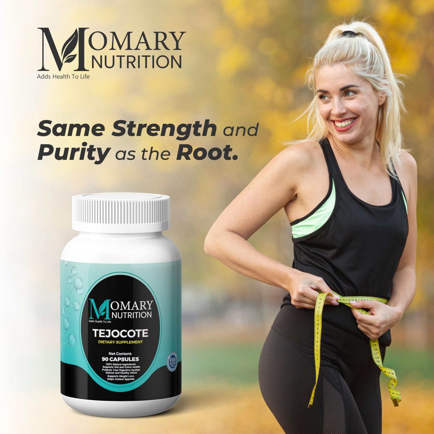 Tejocote Root with Spirulina Algae and Nopal Prickly Pear Cactus | Natural Detox & Management Support | Natural upport