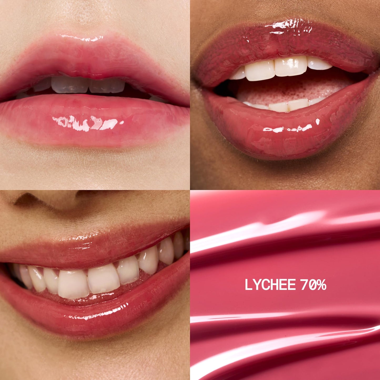 fwee 3D Voluming Gloss 70% (Rich) | Lychee 70% | High Shine, Non-Sticky Lip Gloss for Makeup | Long-Lasting, Moisturizing Gel Formula | 30%, 70% Pigment Options | 5.3g fweeBuy Supplements Australia