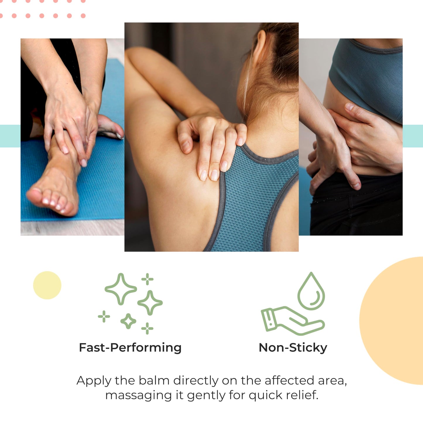 Y Not Natural Transwarm Sports Balm with Pure Emu Oil, Vitamins A, D, E, F & K2, Omega 3 6 9, & Tea Tree Oil Essential Oils - 50g Rub for Joint, Back, Muscle Stiffness & Soothing Itch Relief Y Not NaturalBuy Supplements Australia