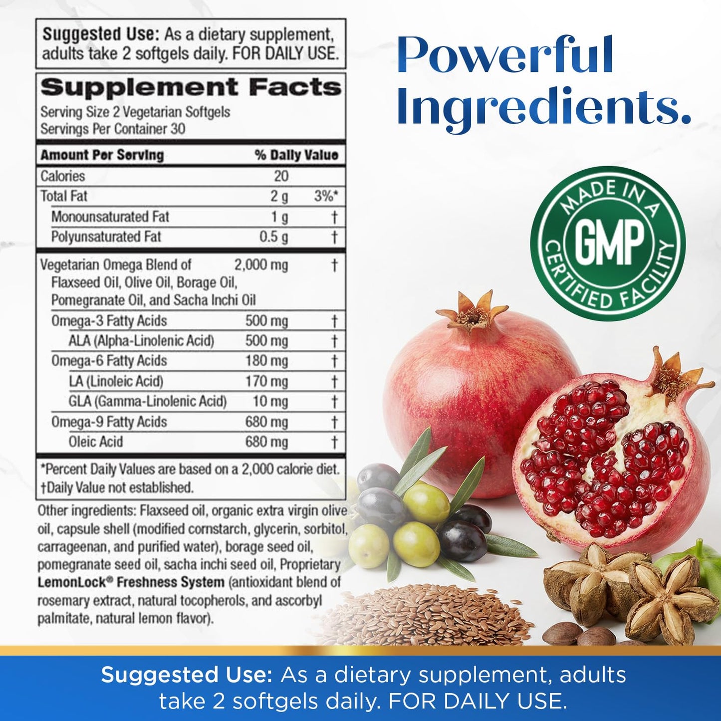 Purity Products Omega 3-6-9 Vegan and Vegetarian Formula - “5 in 1” Essential Fatty Acid Complex - Scientifically Formulated Plant-Based Omega 3 6 9 Essential Fatty Acids (EFA) - from (60) Purity ProductsBuy Supplements Australia