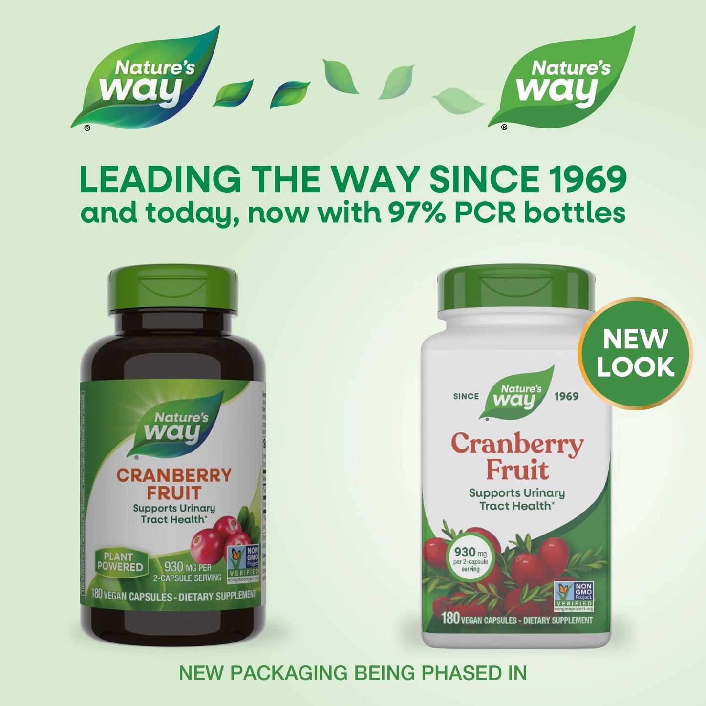 Nature's Way Cranberry Fruit, Cranberry Supplements, Supports Urinary Tract Health*, 930 mg per 2-Capsule Serving, 180 Capsules (Packaging May Vary) Nature's WayBuy Supplements Australia