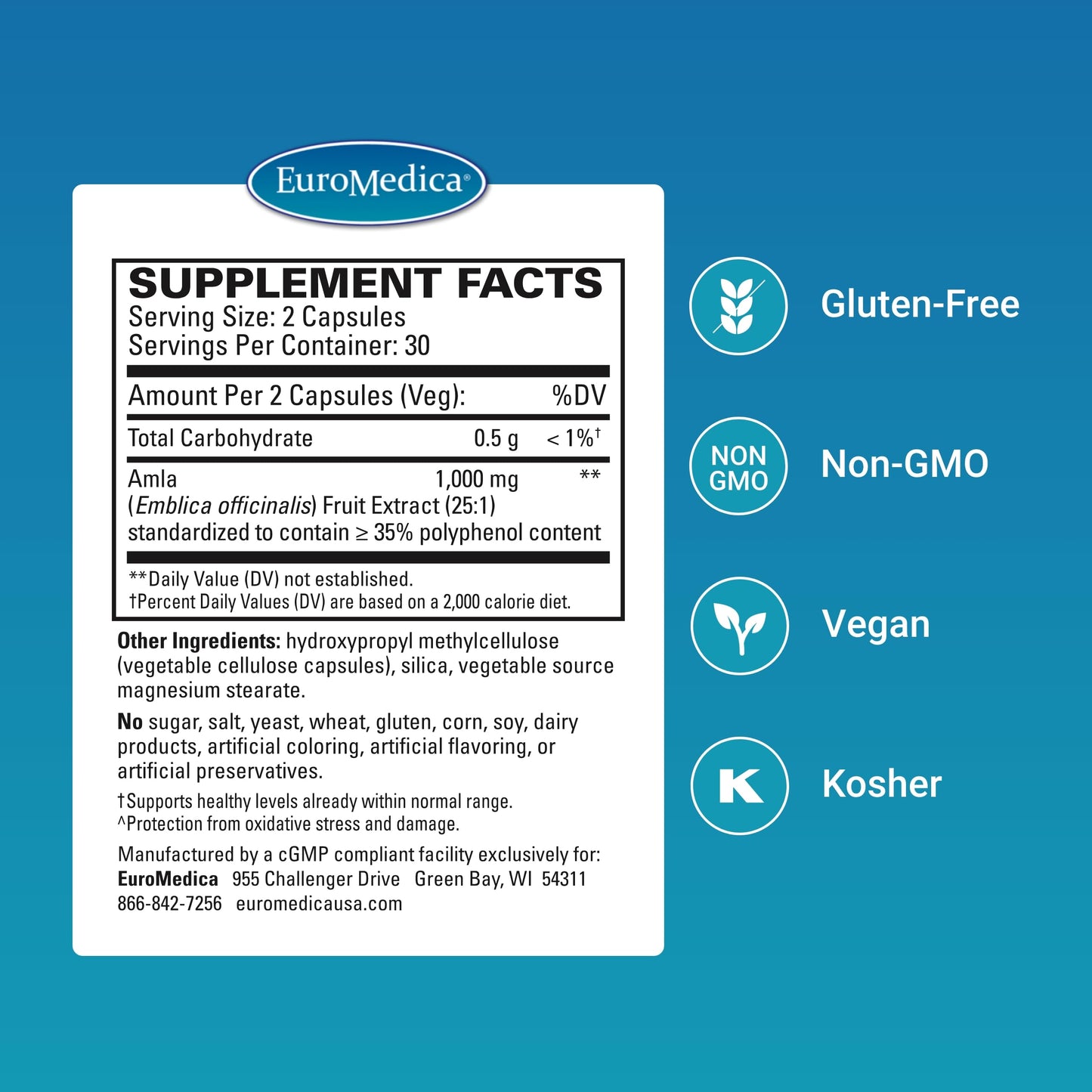 EuroMedica Healthy Cholesterol and Triglycerides - Antioxidant Supplement for Immune & Heart Support - Supplement to Aid Healthy Cholesterol & Triglyceride - 60 Capsules, 2 Pack (120 Capsules) EuroMedicaBuy Supplements Australia