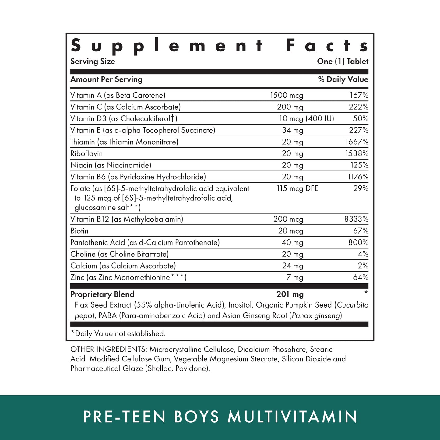 Michael's Health Naturopathic Programs Pre-Teen Boys Daily Multivitamin - 60 Vegetarian Tablets - With Male Herbal Blend - Kosher - 60 Servings MICHAEL'SBuy Supplements Australia