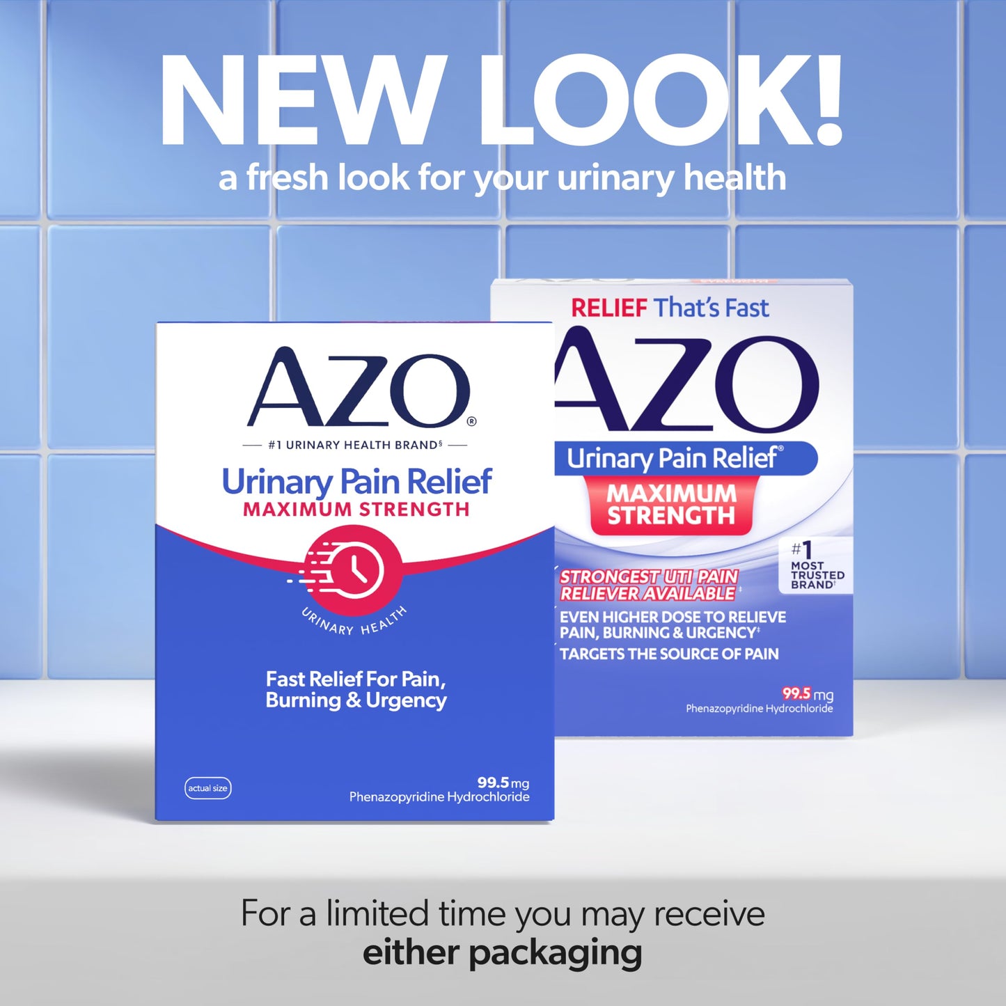 AZO Urinary Pain Relief Maximum Strength, Fast relief of UTI Pain, Burning & Urgency, Targets Source of Pain, #1 Most Trusted Brand, 24 Tablets AZOBuy Supplements Australia