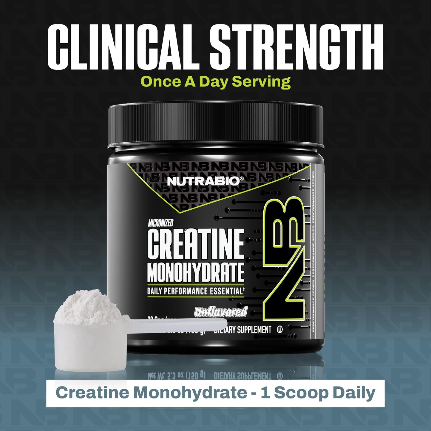 NutraBio Pure Micronized Creatine Monohydrate Powder Supplement, Unflavored, (150 g) - Supports Bulk Muscle Energy, Recovery, and Strength - HPLC Tested Creatine Powder Supplement for Men and Women