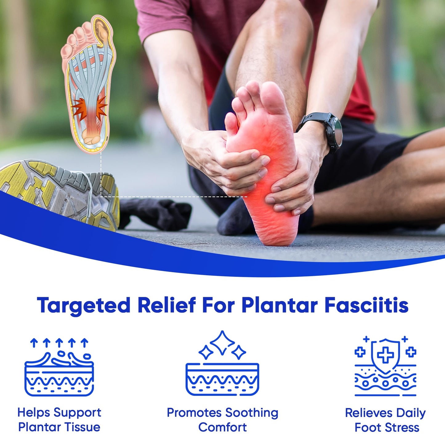 AOSORW Plantar Fasciitis Relief Cream - Natural Herbal Formula for Foot, Heel Spur, Ankle, Leg & Hand Discomfort - Premium Health Care Products - 60g (Pack of 1) AOSORWBuy Supplements Australia