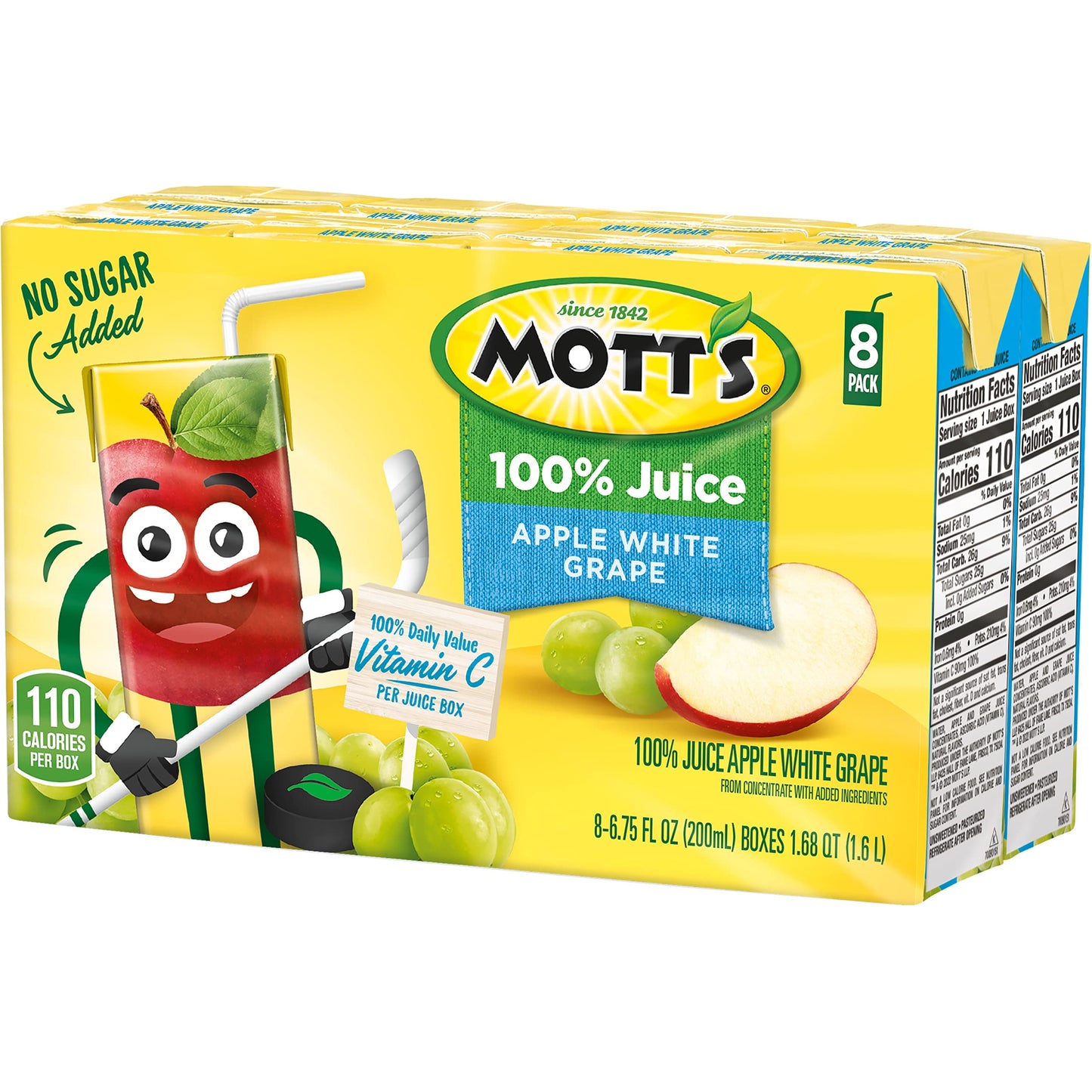 Mott's 100 percent Apple White Grape Juice, 6.75 fl oz boxes (Pack of 32) Mott's buy supplements Au