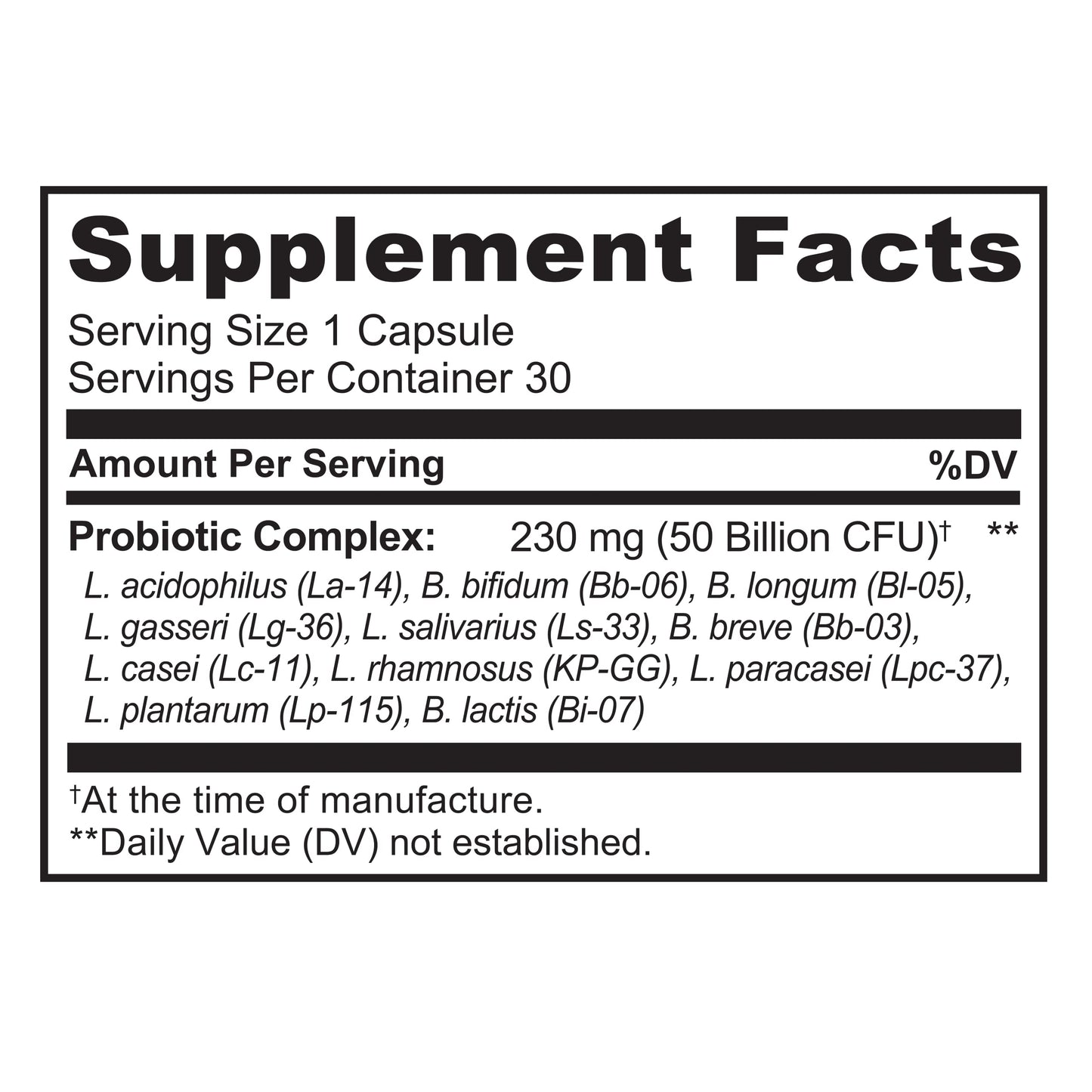 NATURELO Probiotics for Digestive Health, 50 Billion CFU, 30 Vegetarian Capsules, 11 Strains, Daily Use Supplement, Delayed Release, No-Fridge, Helps Boost Immune System,