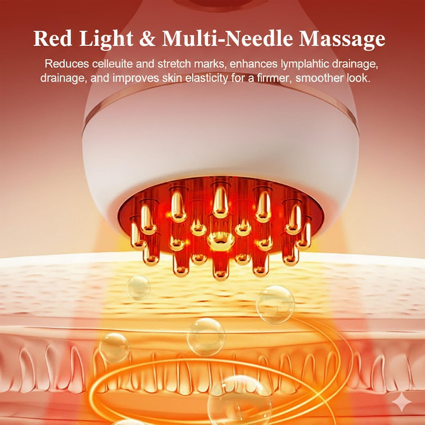 Treayes Lymphatic Drainage Massager & Anti Cellulite Massage Tool – 20-Level Heat, Microcurrent & Vibration, Ergonomic Rechargeable Design for Legs, Arms, Waist & Belly Treayes buy supplements Au