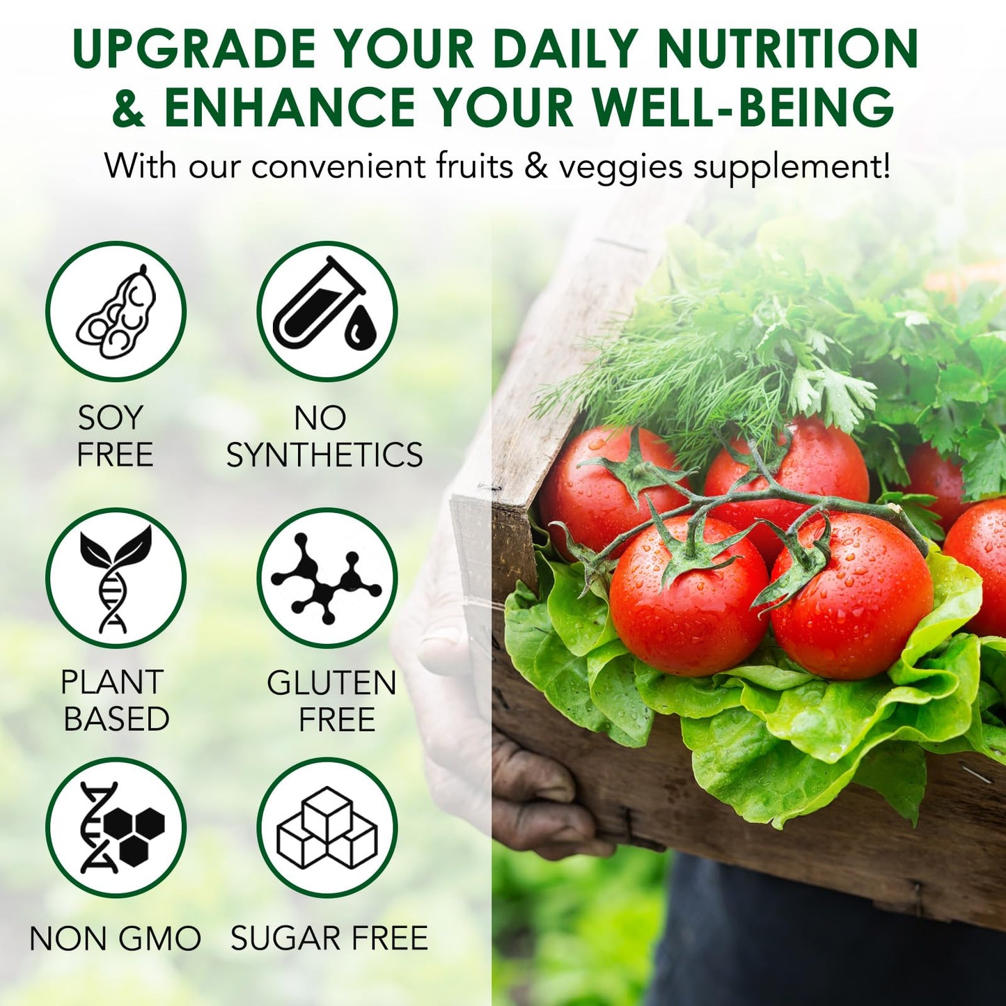 Fruit & Veggies Capsules | Daily Fruit & Vegetable Blend | 2 Bottles – 180 Vegetarian Capsules | Plant-Based Superfood Formula | Non-GMO, Gluten Free Generic buy supplements Au