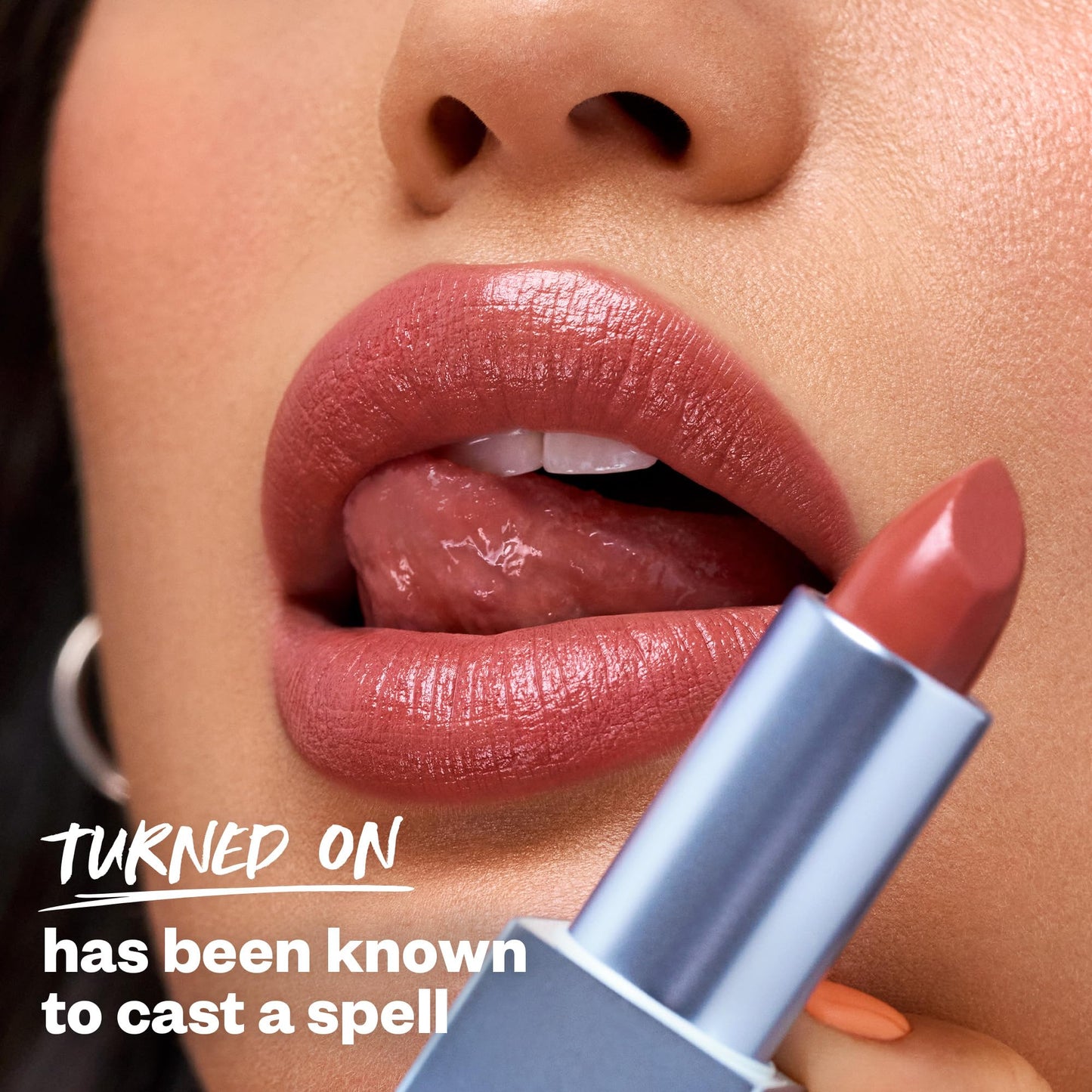 Kosas Weightless Lip Color Nourishing Satin Lipstick - High Impact Lip Color with Clean Formula - Comfy Feel & Soft Finish - Turned On KosasBuy Supplements Australia