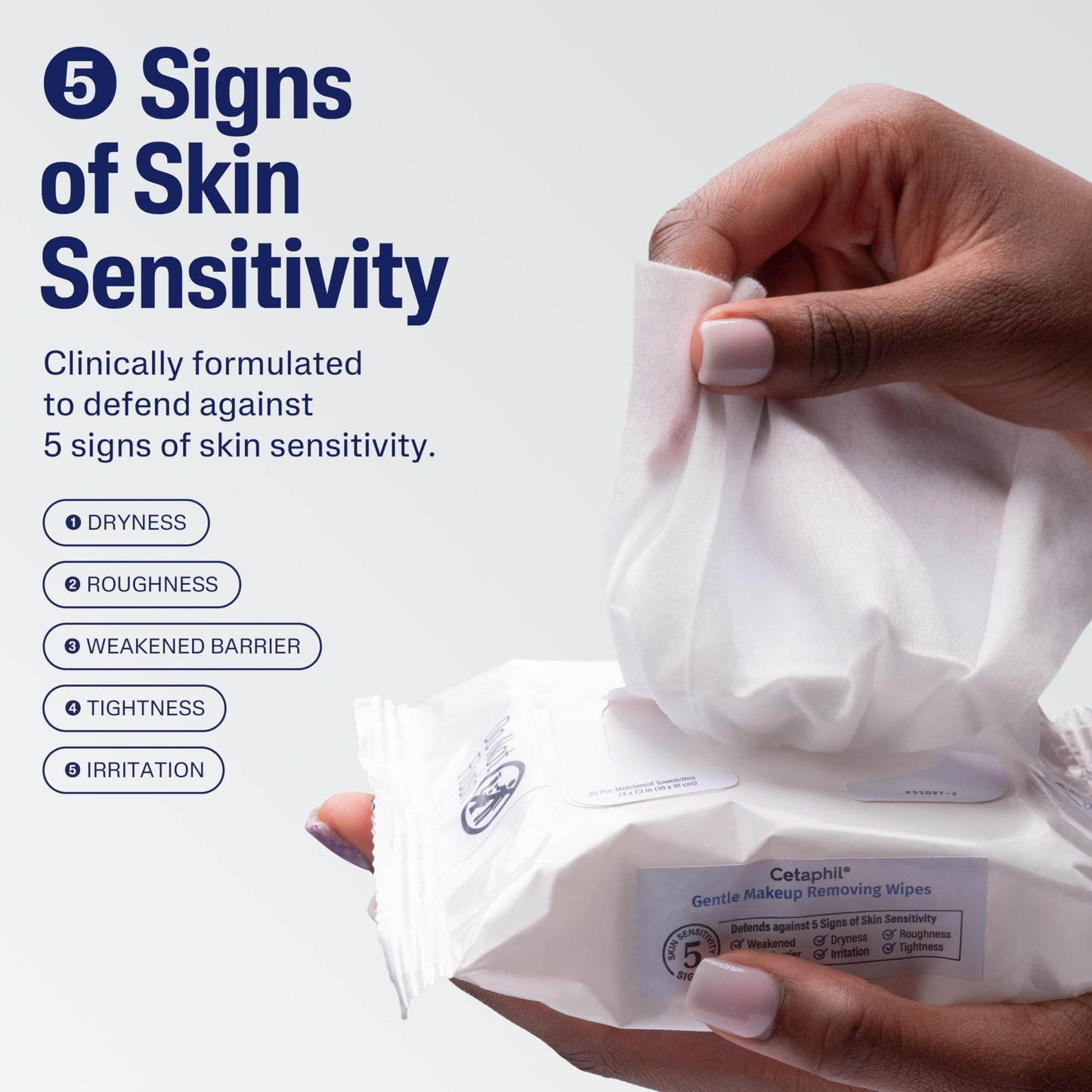 Cetaphil Gentle Makeup Removing Face Wipes, Daily Cleansing Facial Towelettes Gently Remove Makeup