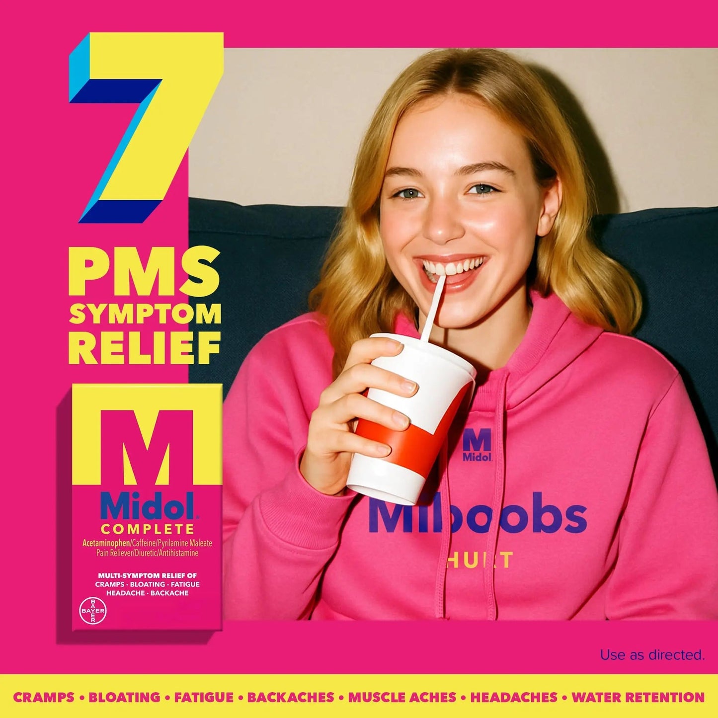 Midol Complete Menstrual Pain Relief Caplets with Acetaminophen for Period Cramps, and Menstrual Symptom Relief - 40 Count (Pack of 3) (Packaging May Vary) MidolBuy Supplements Australia