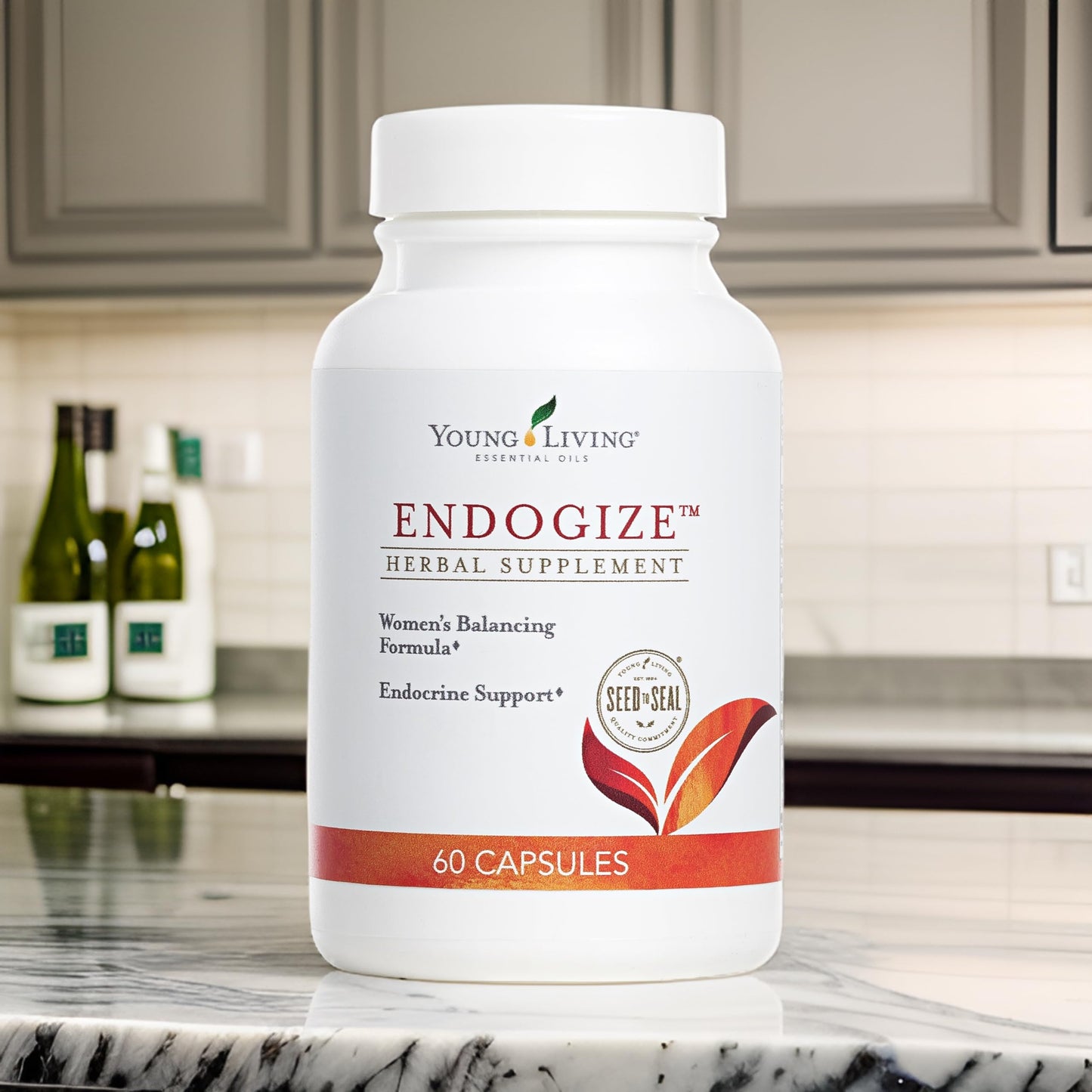 Young Living - EndoGize 60 Capsules | Hormonal Health & Endocrine System Support with Essential Oils | Daily Herbal Supplement for Women's Wellness & Balancing Formula Young Living buy supplements Au