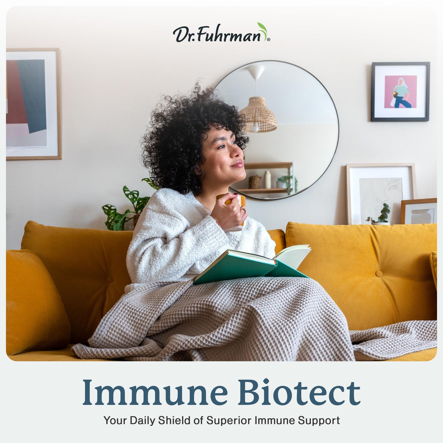 Dr. Fuhrman All Natural Immune Support Supplement | Whole-Food Derived Vitamin for Immunity Defense | Organic Mushrooms, & Berries | Organic Lion’s Mane, Maitake, Reishi, and Elderberry | 120 Caps Dr. Fuhrman buy supplements Au
