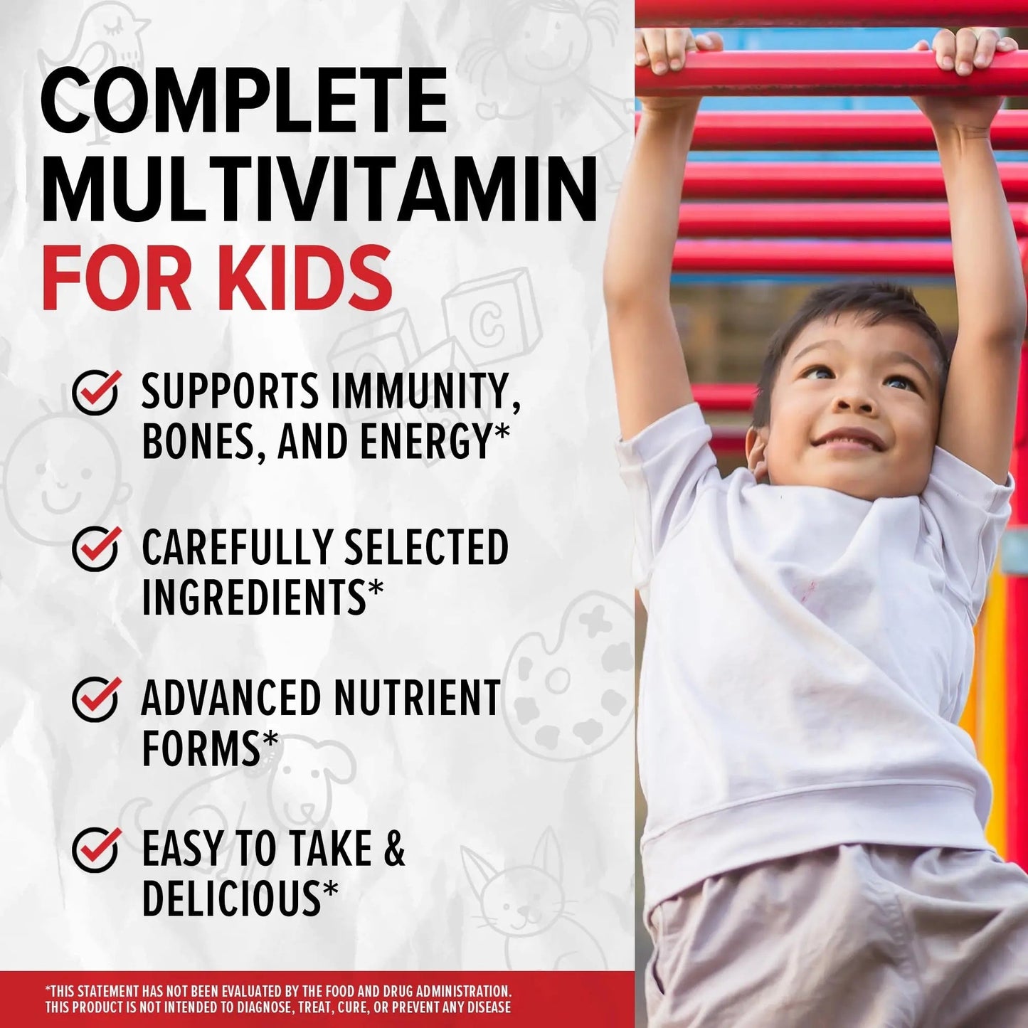 10X Health Children’s Methylated Multivitamin Gummies - 60 Count Kids Multivitamin Gummies, Complete Daily Nutrition 10X Health System