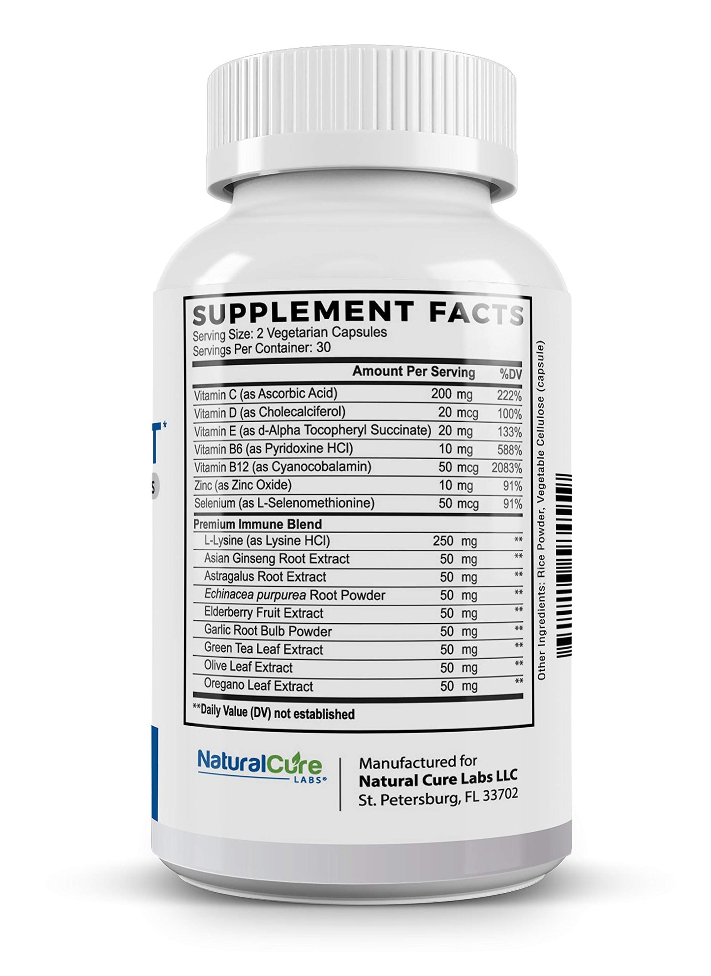 Natural Cure Labs Premium Immune Support Natural Cure Labs buy supplements Au